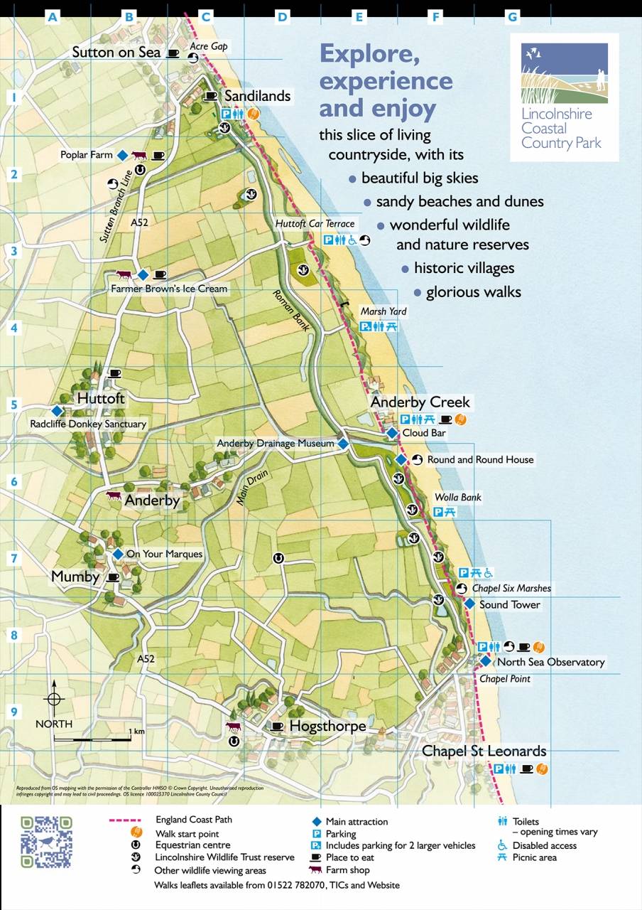 Coastal Country Park map