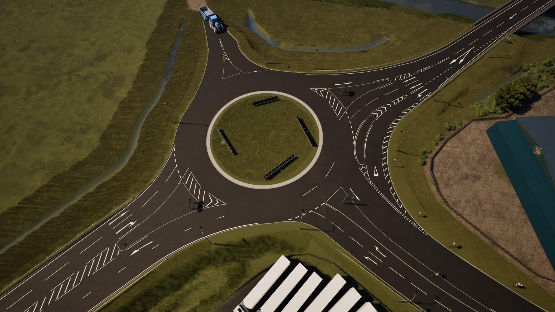 An artists impression of Pinchbeck Roundabout