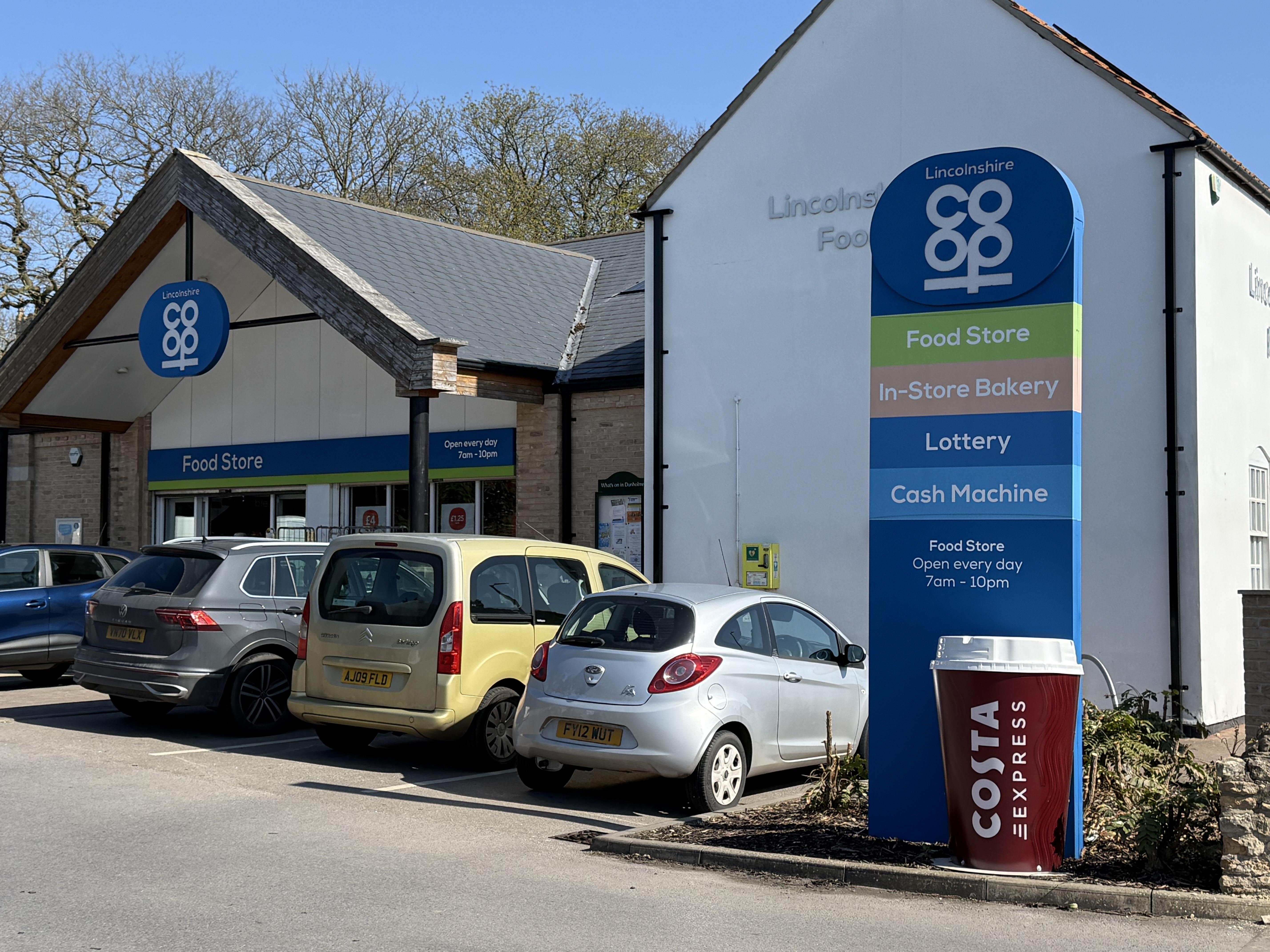 A photo of the Lincolnshire Co-op in Dunholme