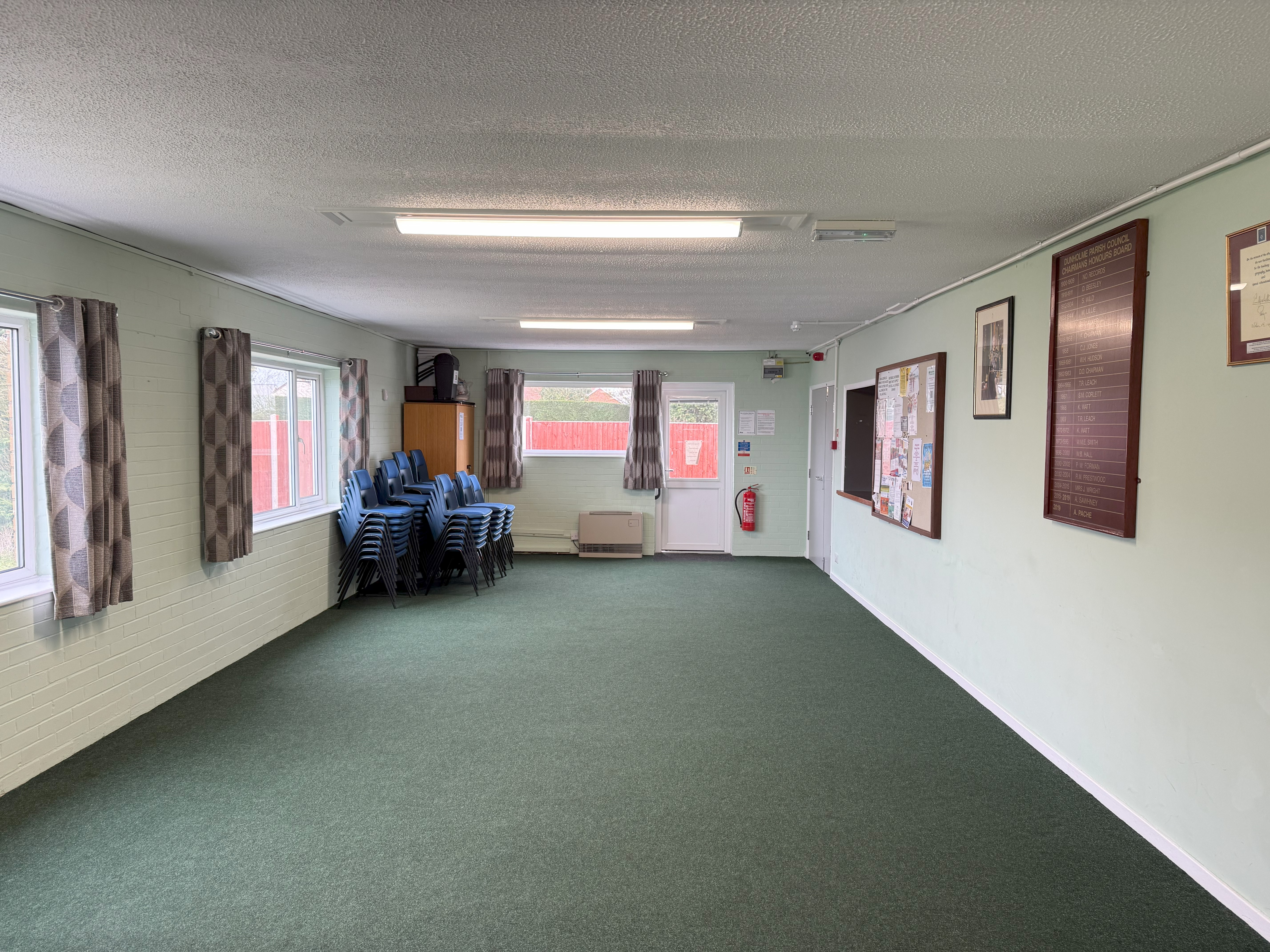 An image of the jubilee room with no seating