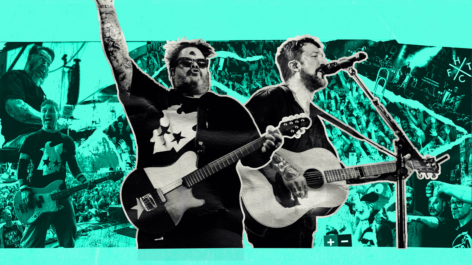 Bowling For Soup and Frank Turner performing