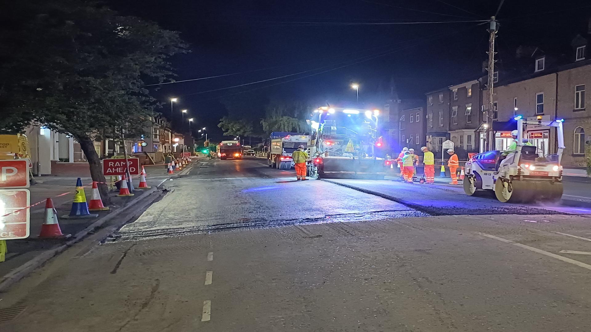 Night-time resurfacing