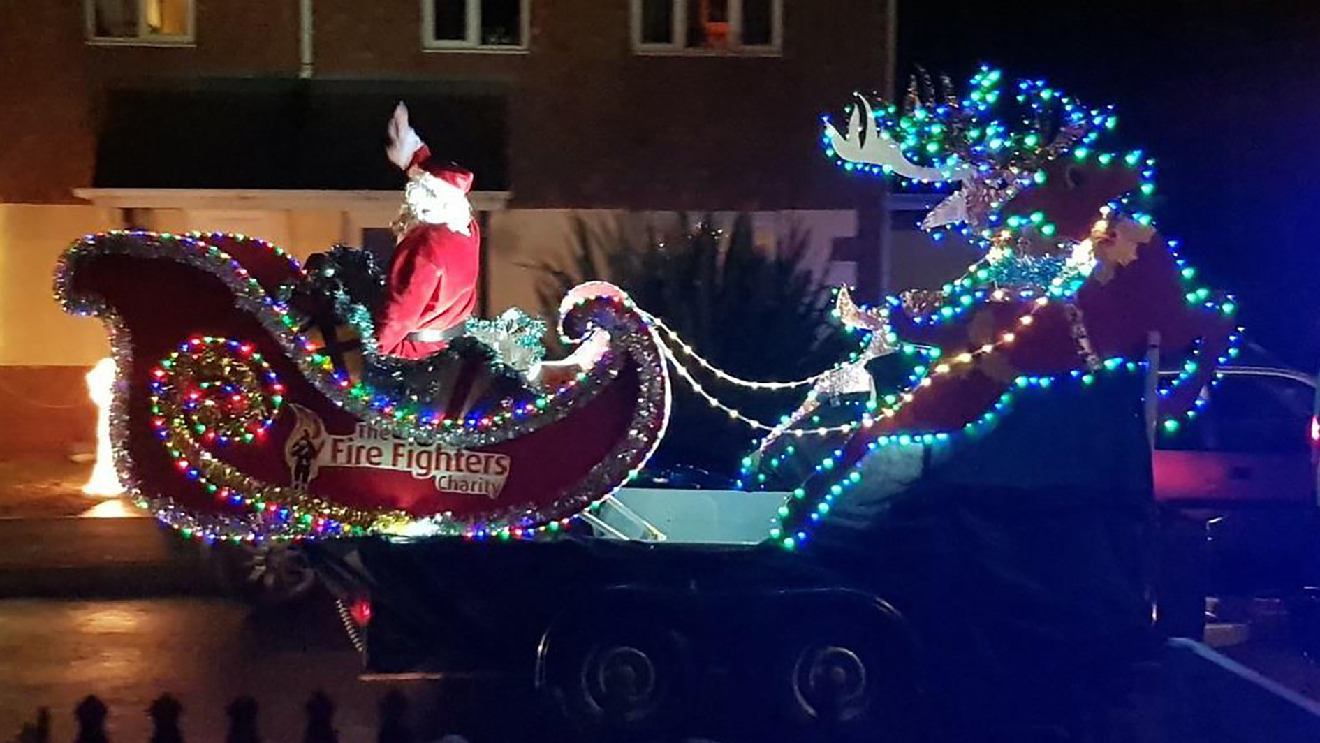 Fire and Rescue's Santa sleigh