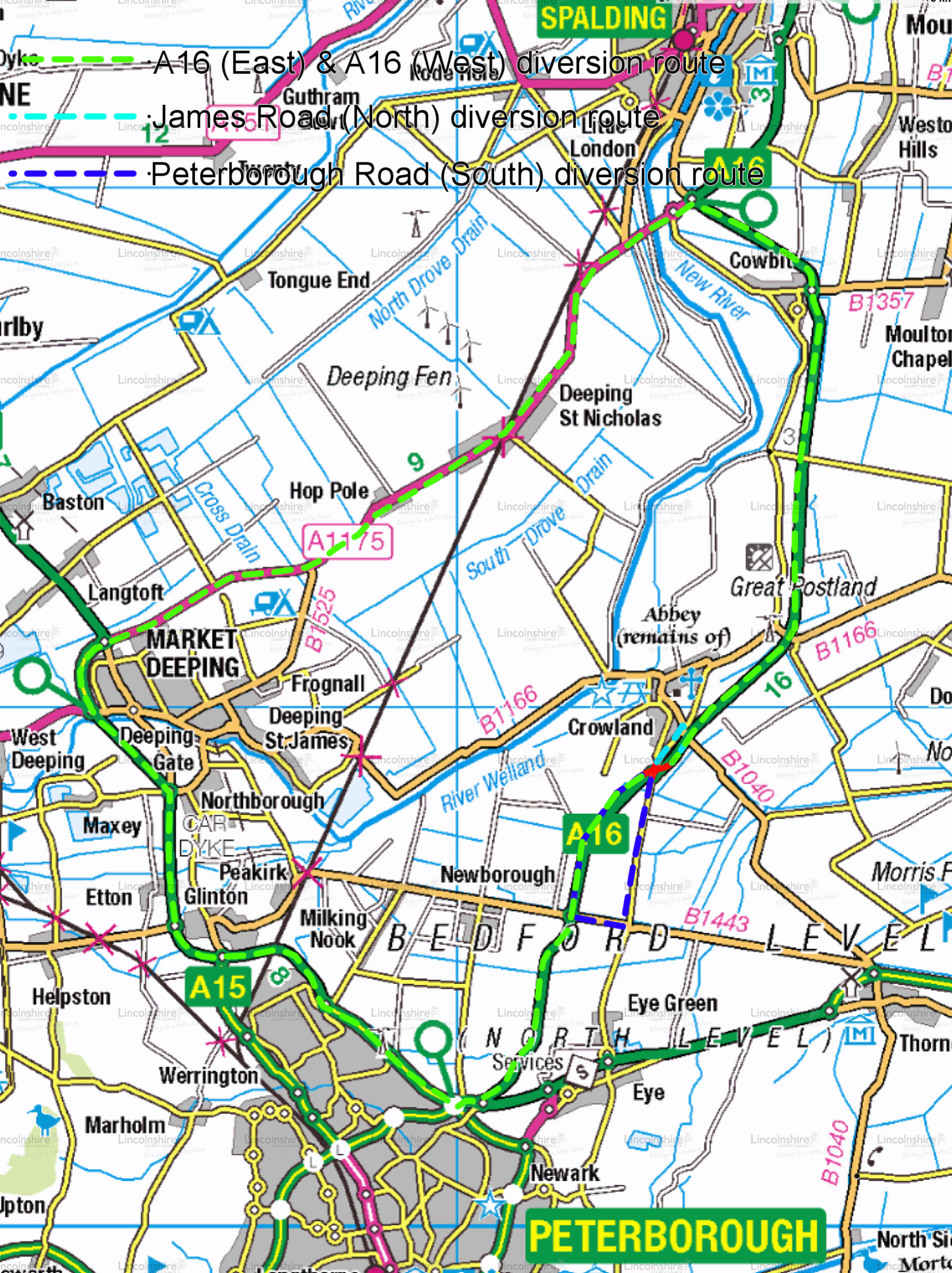 A16-Crowland-rbt---div-route