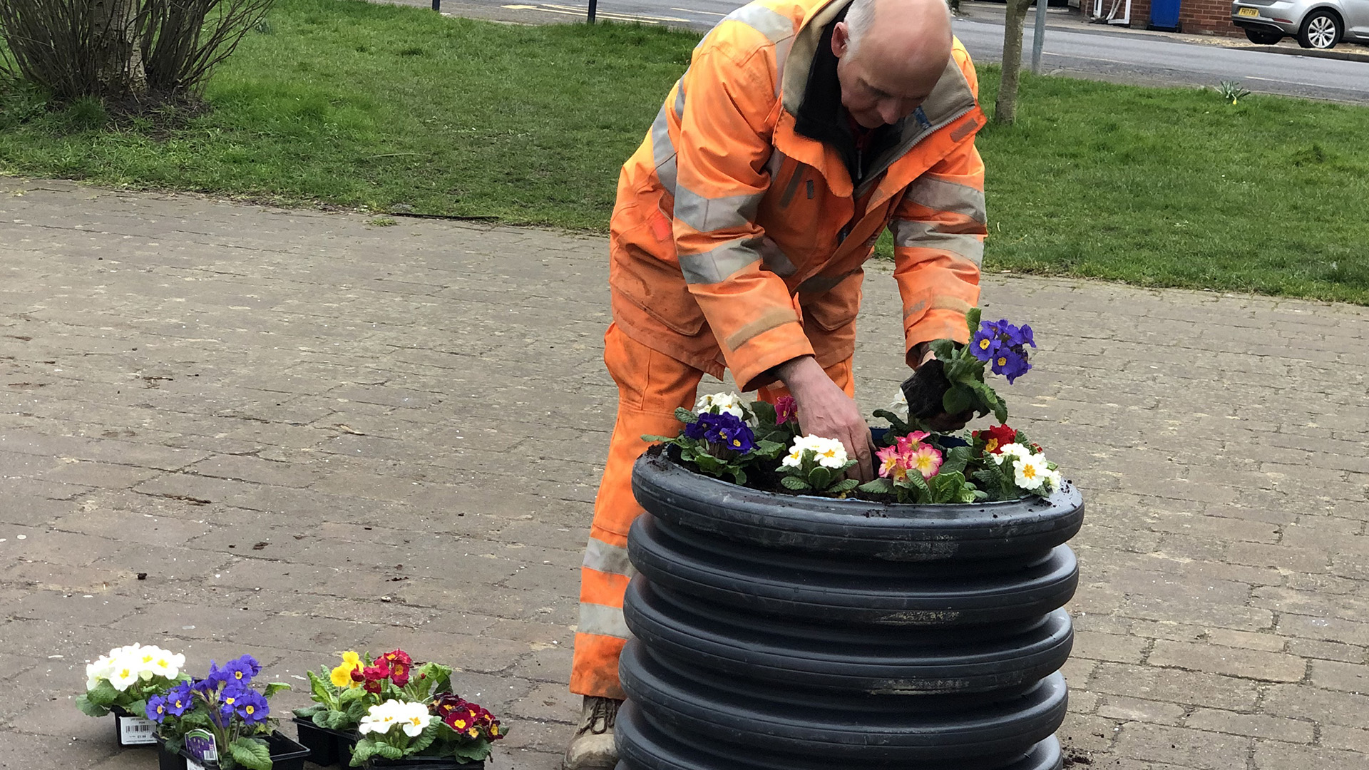 Bypass planters