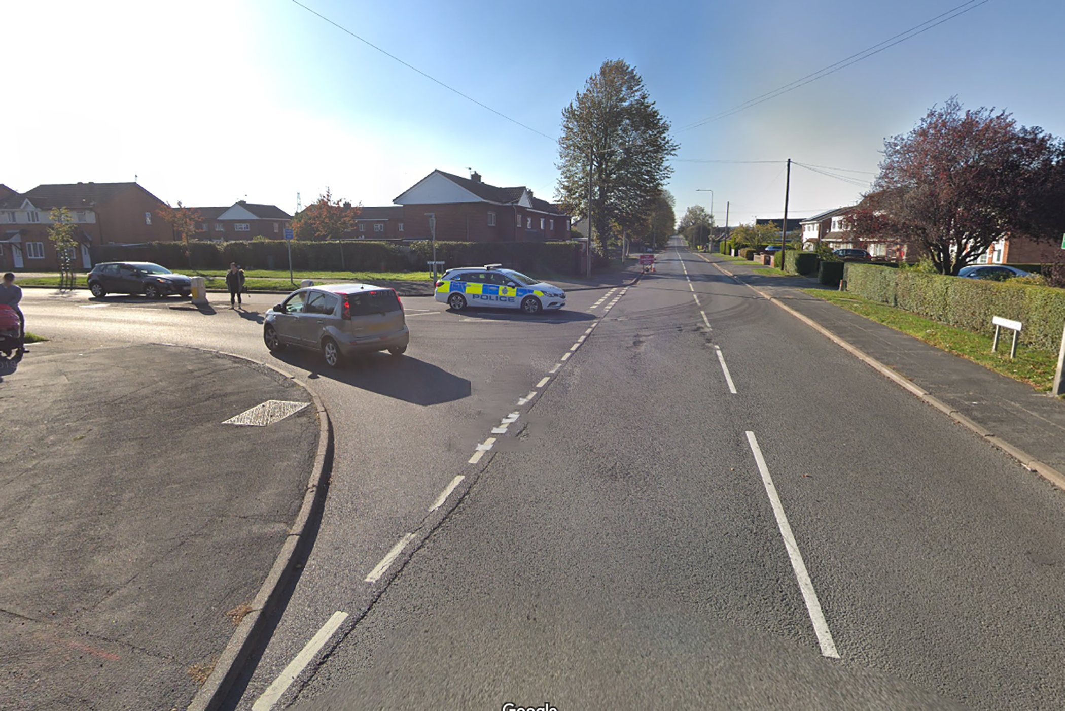 Junction of Dysart Road and Trent Road