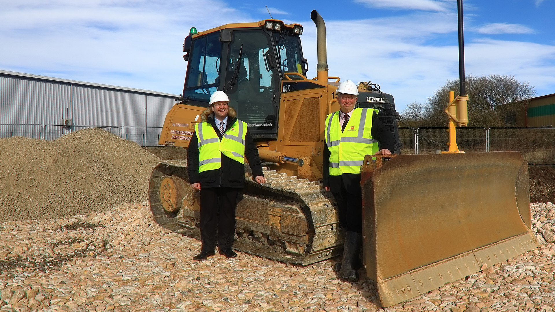 Cllr Colin Davie, executive councillor for economy, and Cllr Carl Macey, county councillor for Skegness North