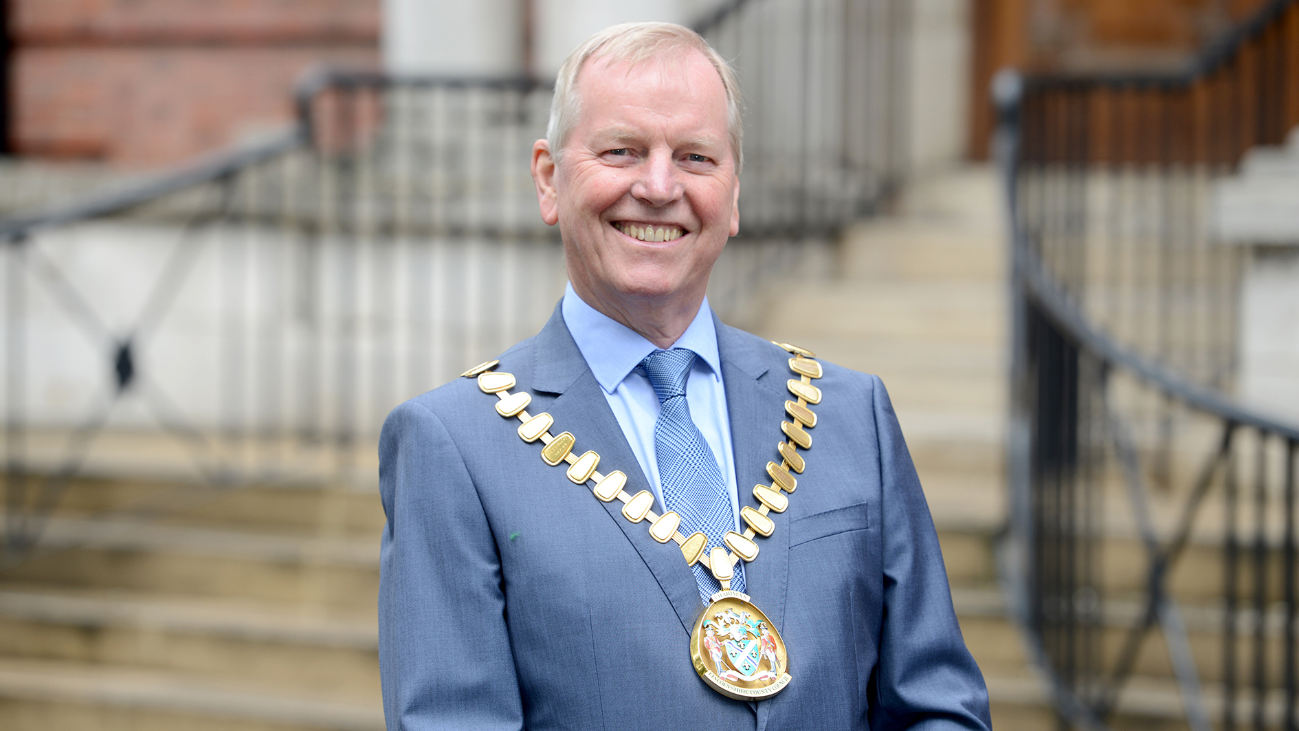 Cllr Michael Brookes, the new council chairman
