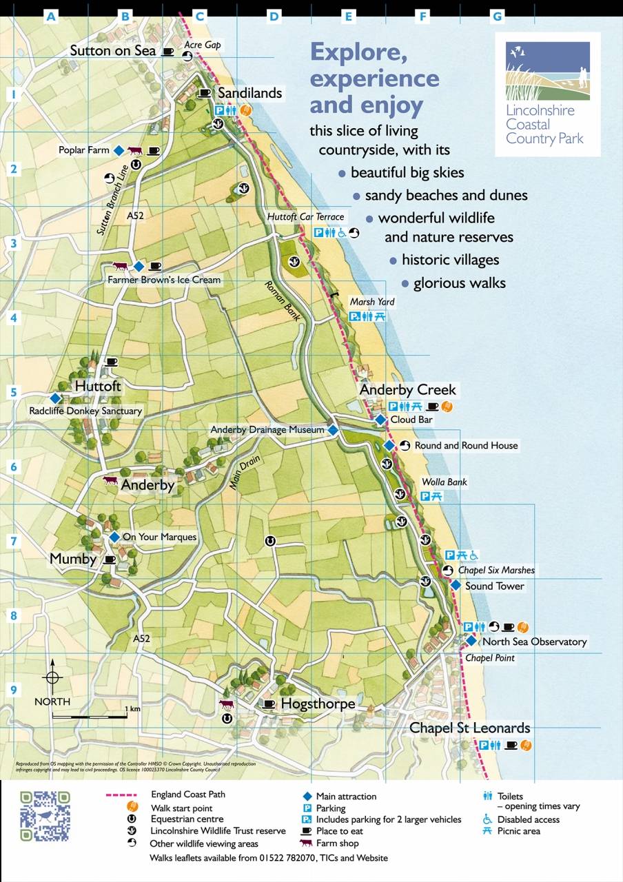 Map Of Skegness Coastline Coastal Country Park – Lincolnshire County Council Map Of Skegness Coastline Coastal Country Park – Lincolnshire County Council
