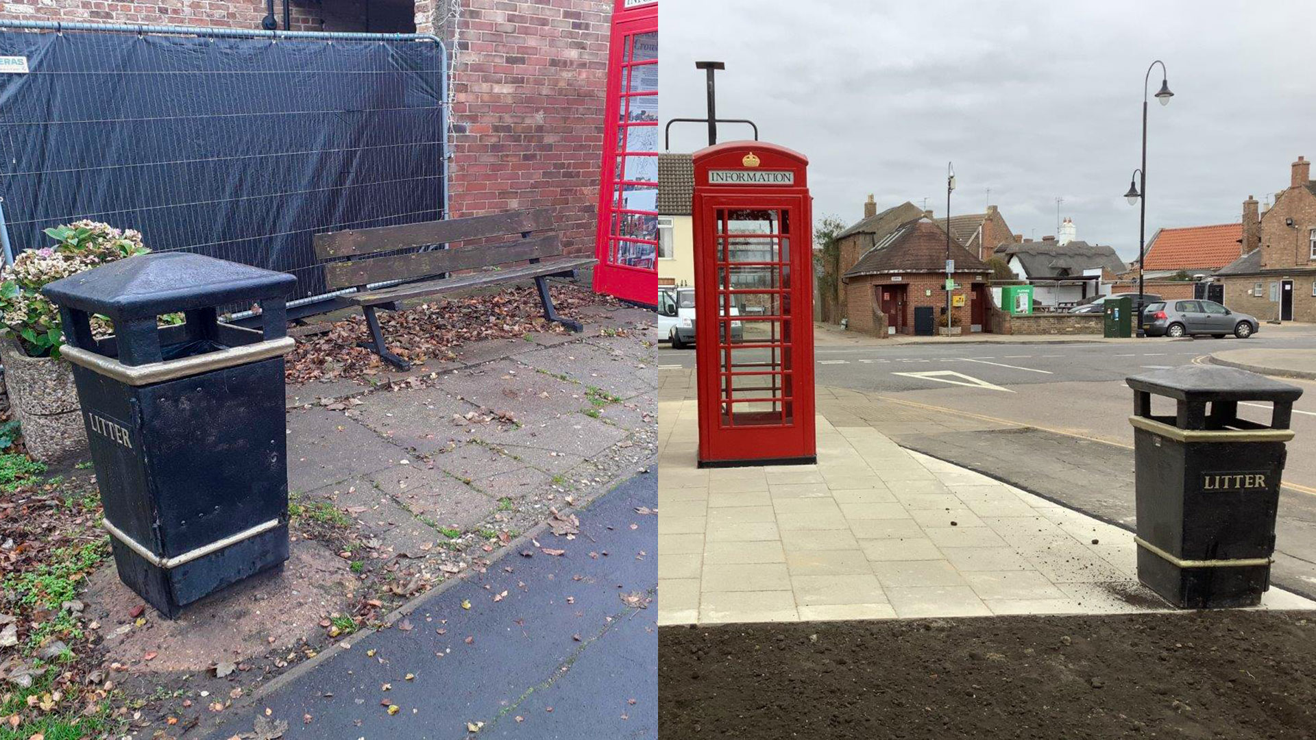 Crowland before and after