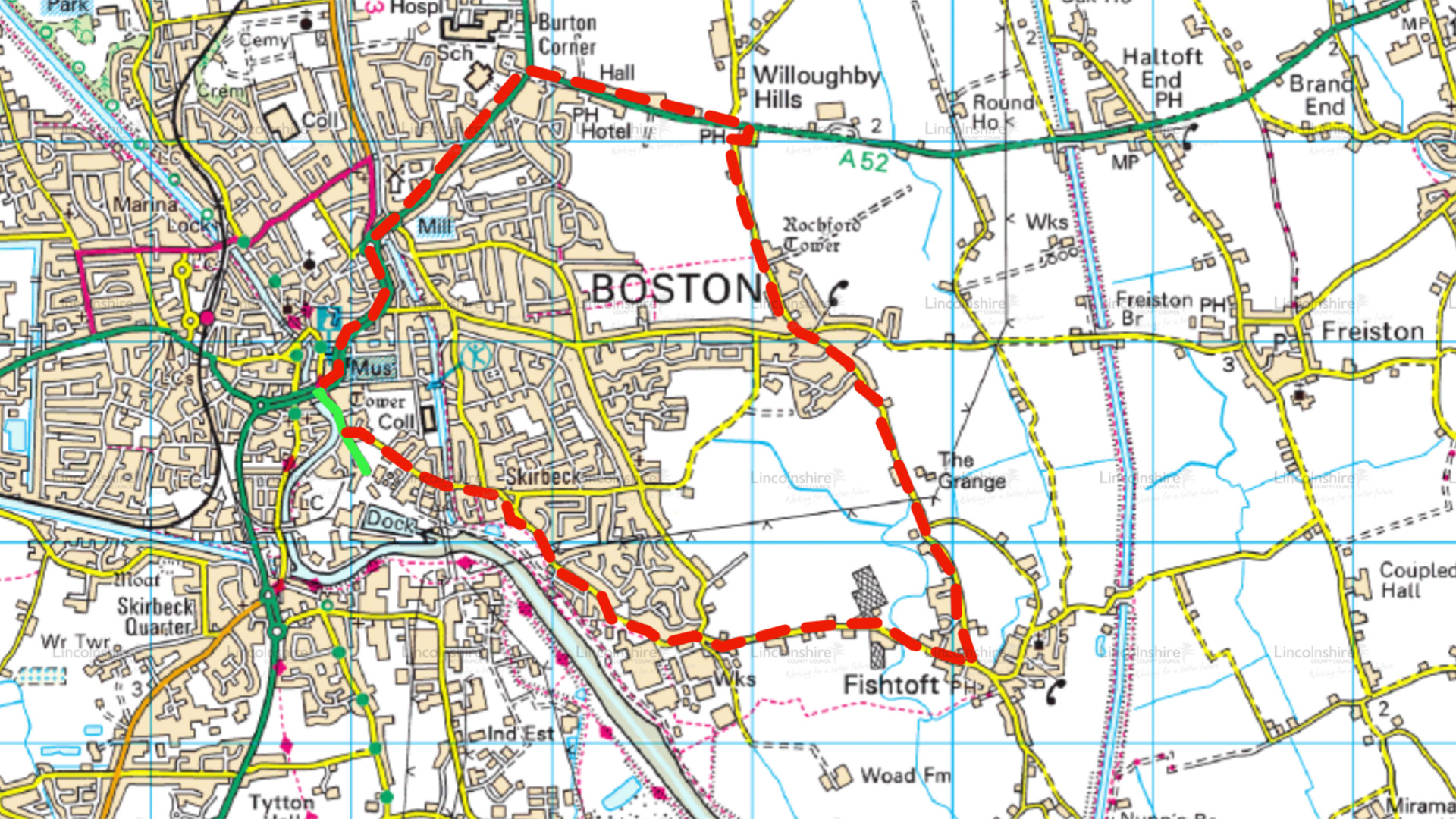 Map Of Boston Lincolnshire Improvements To A1138 Near Boston Docks Set For Next Week – Lincolnshire  County Council