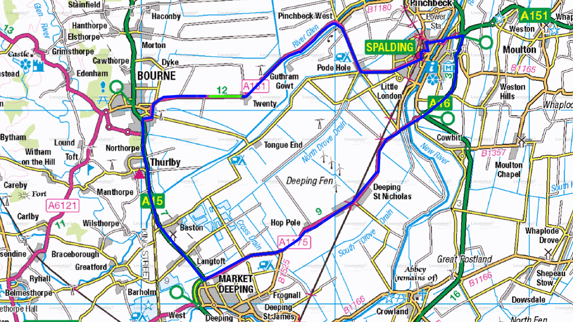 Diversion Route - A151 Bourne