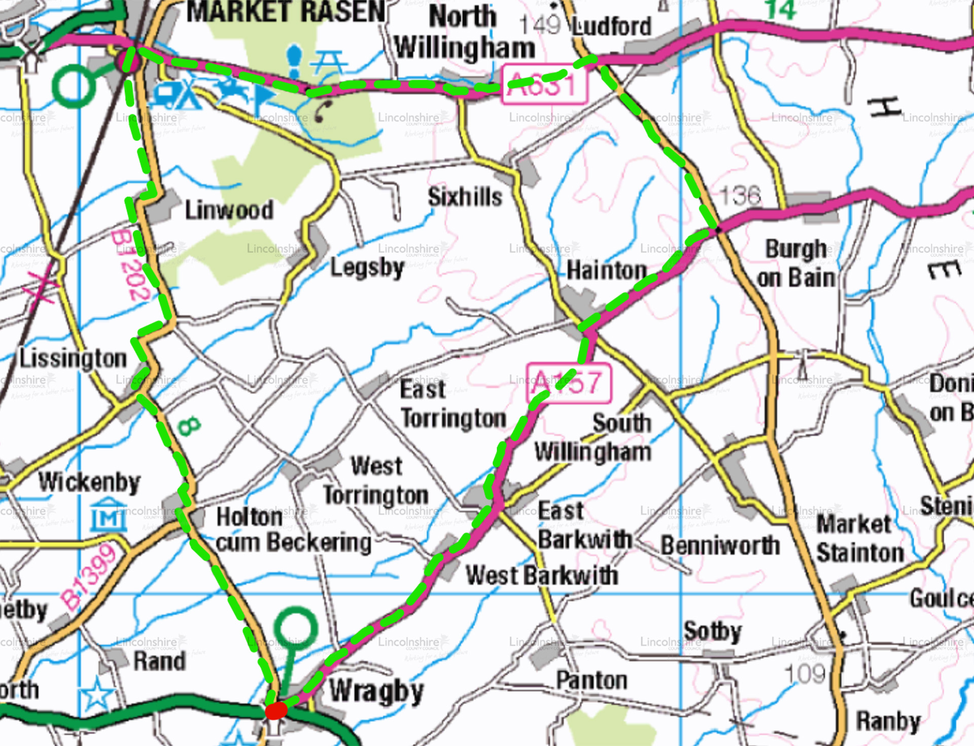 Diversion Route - A158 Wragby