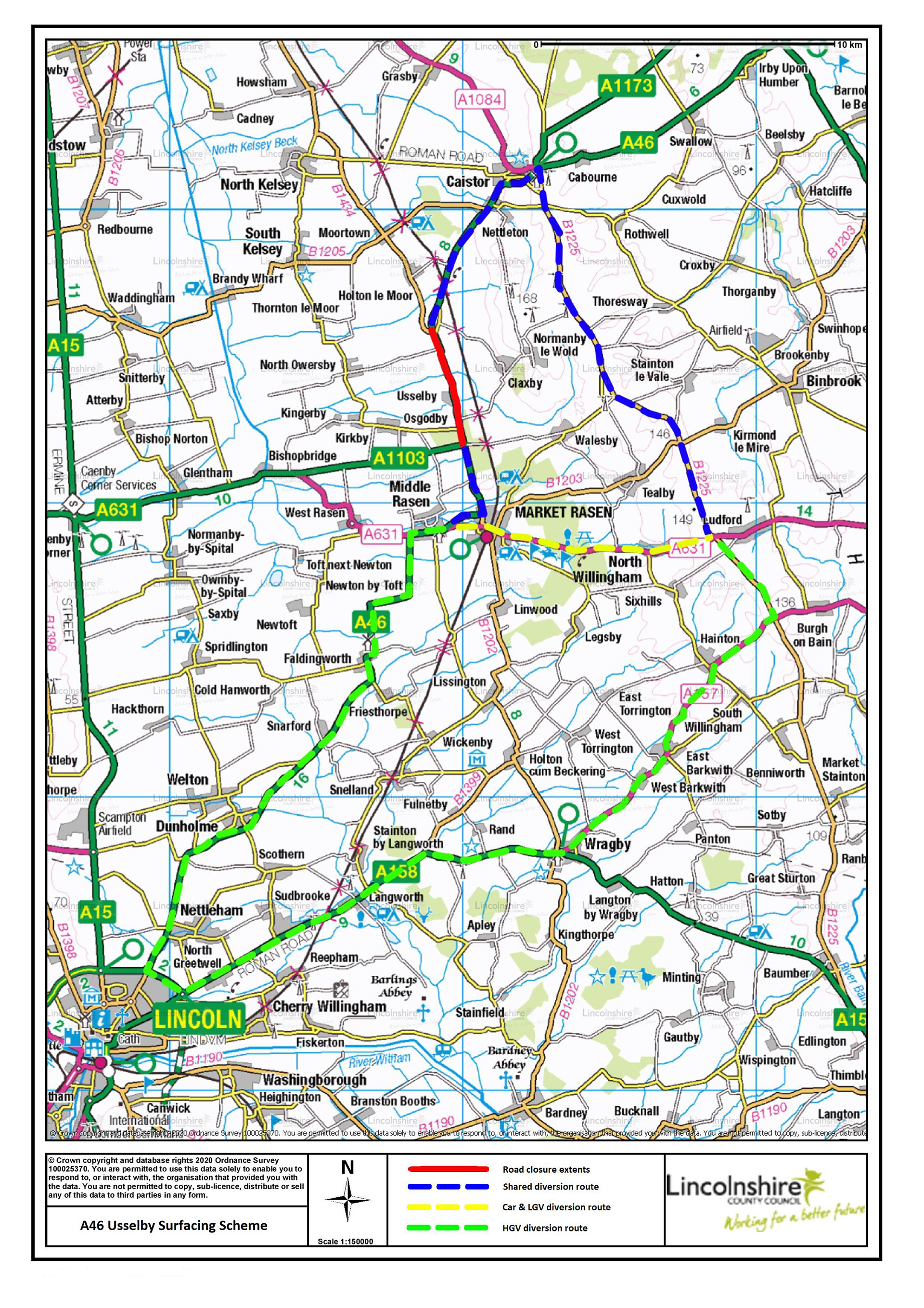 Diversion route a46 usselby full