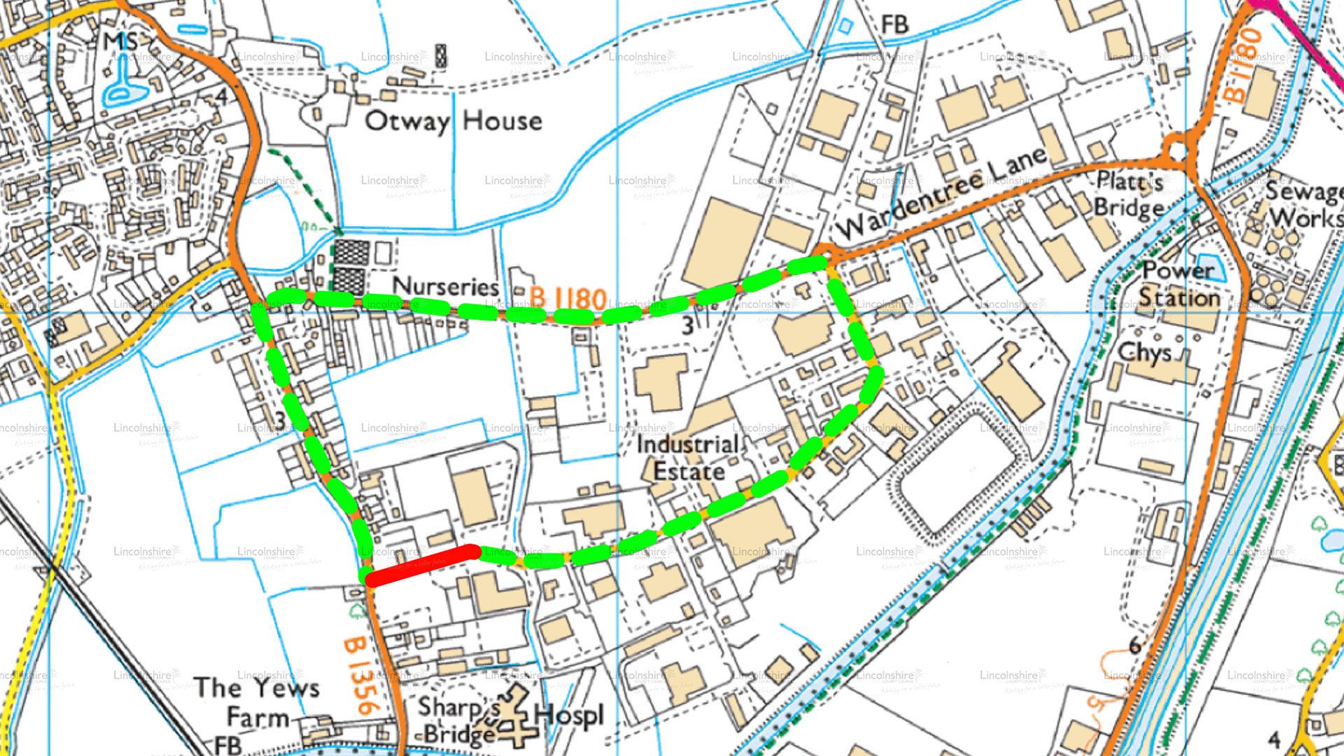 Diversion route Enterprise Way