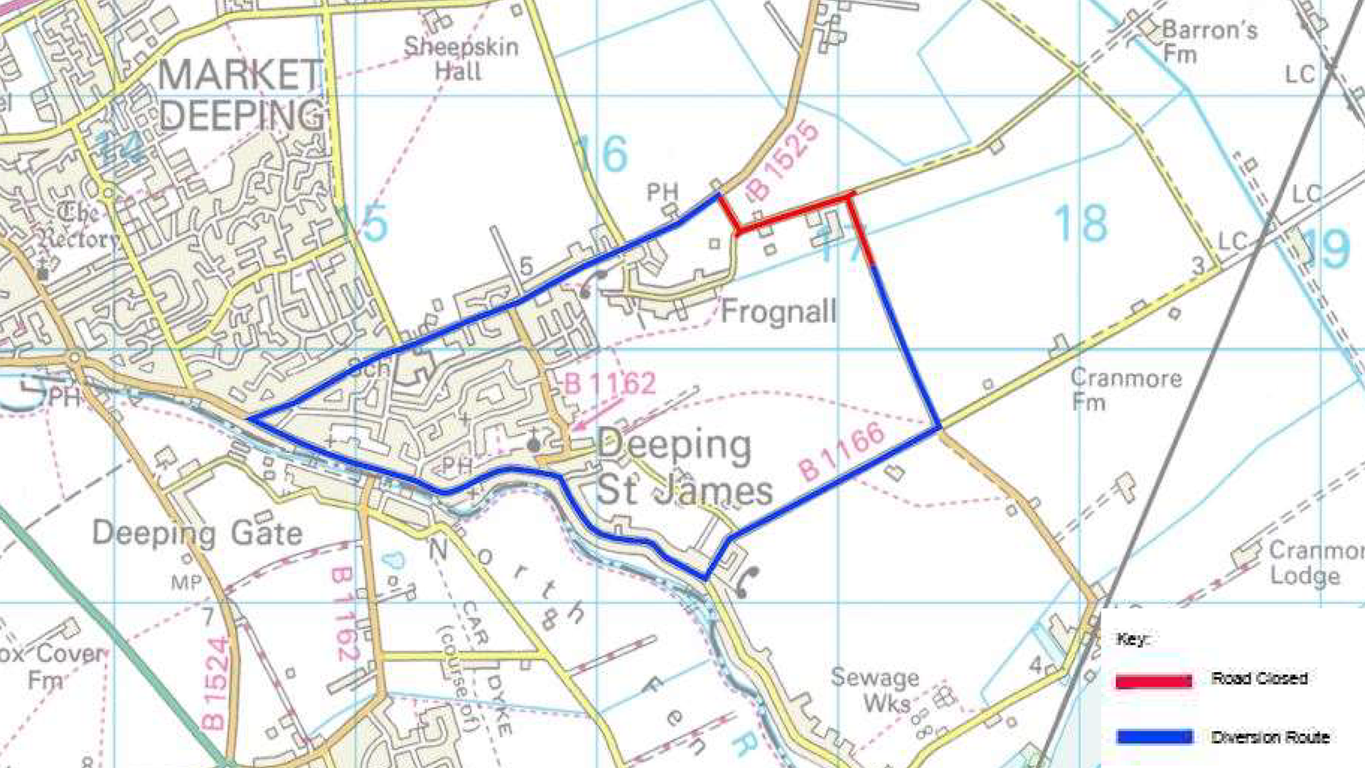 Diversion Route - Frognall