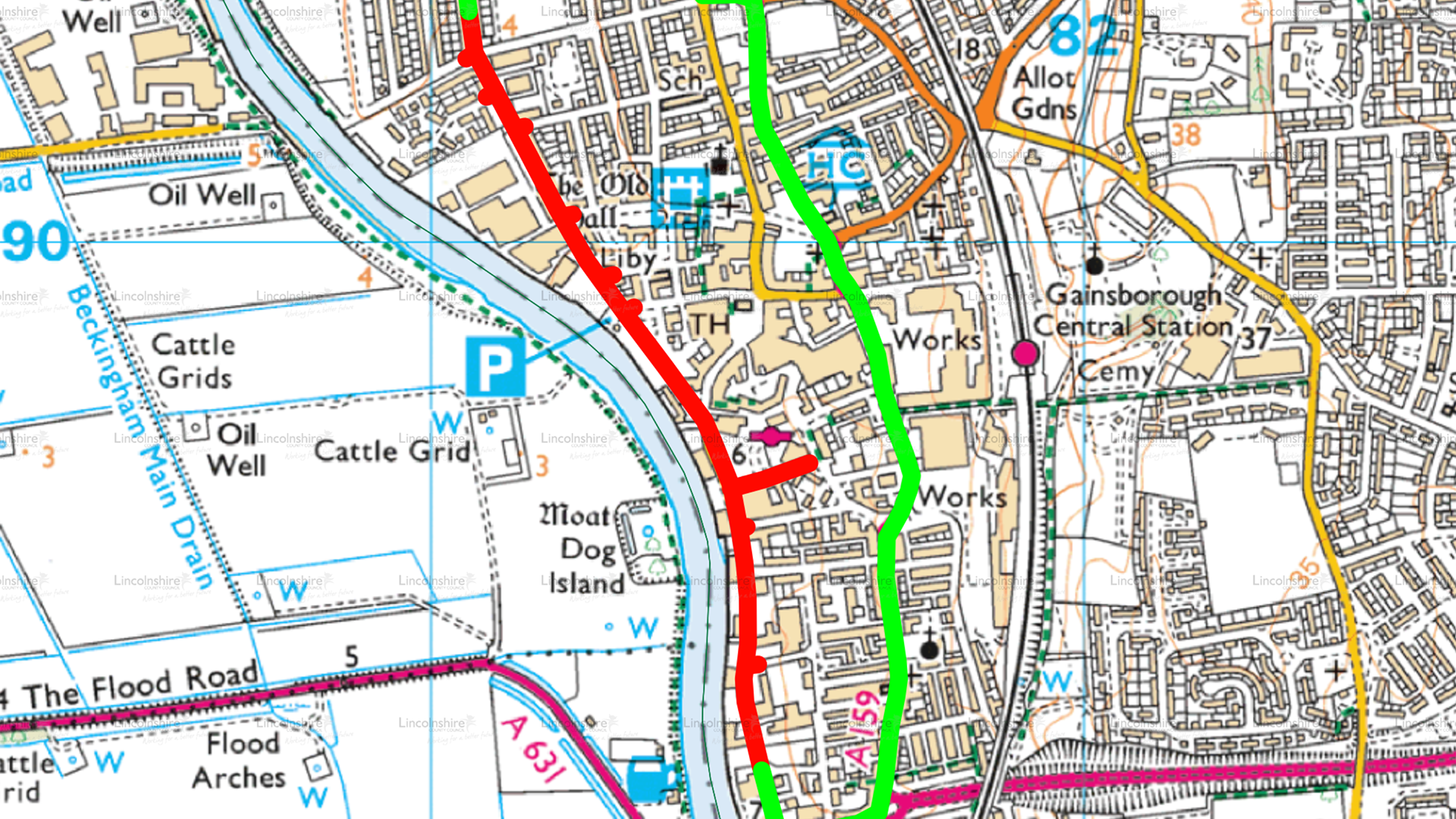 Diversion Route - Gainsborough Resurfacing - web