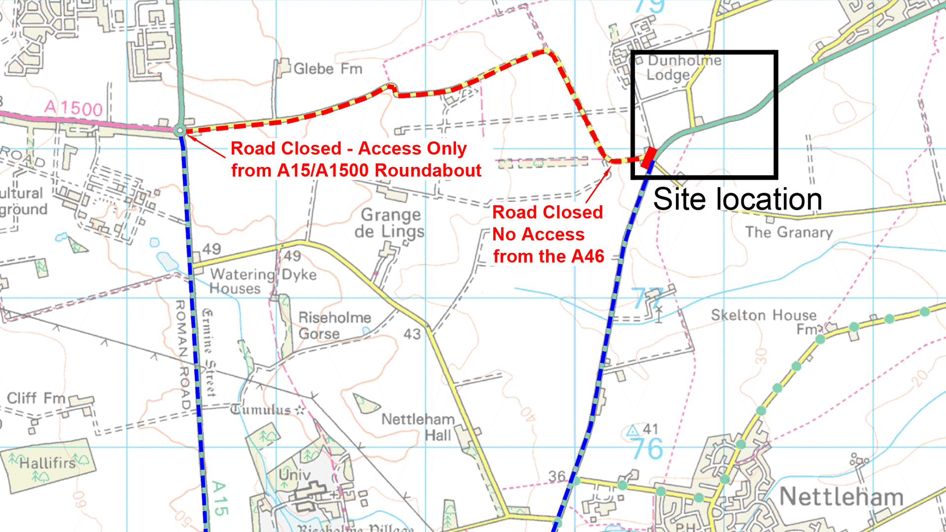 Diversion Route - Horncastle Lane - main image