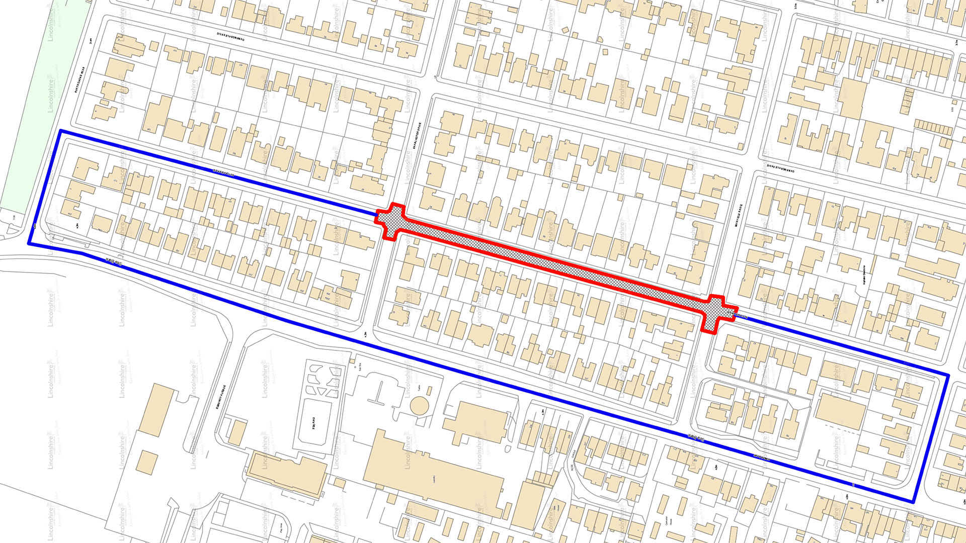 Diversion route Hoylake Drive