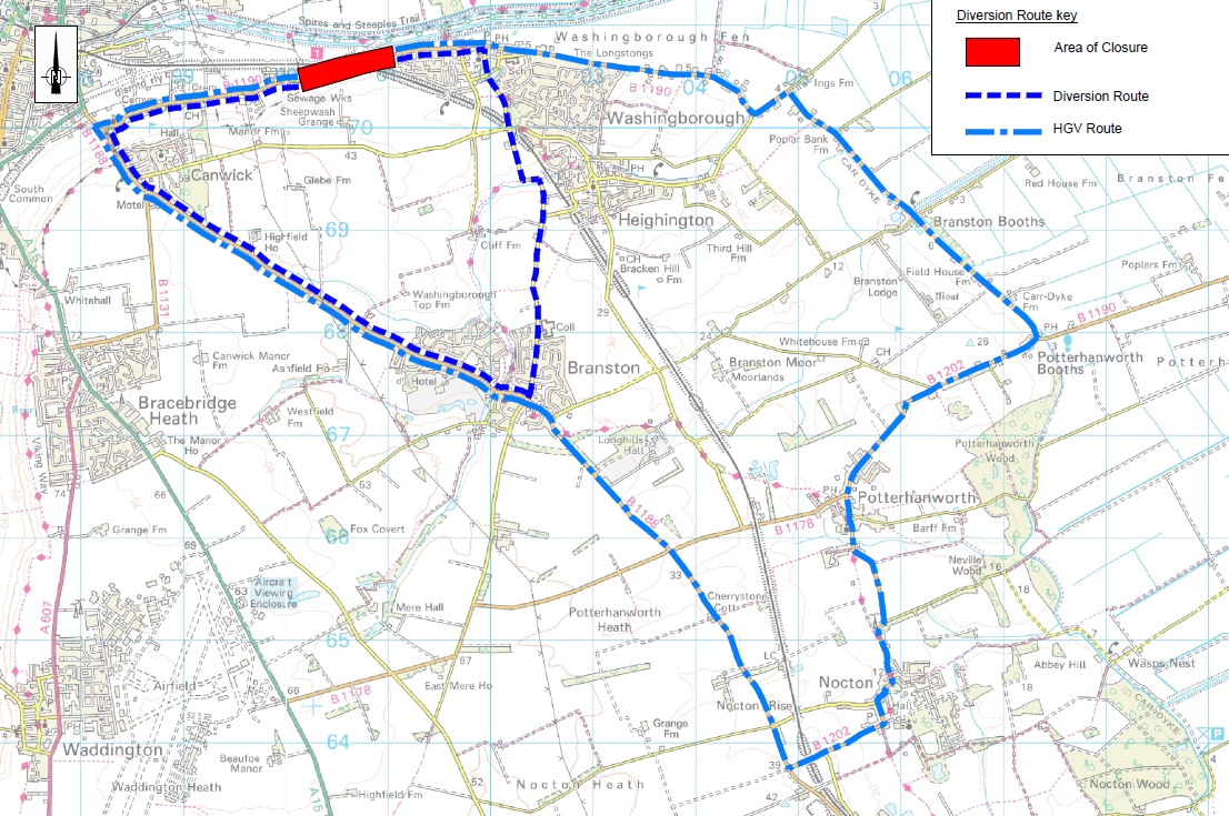 Diversion washingborough road