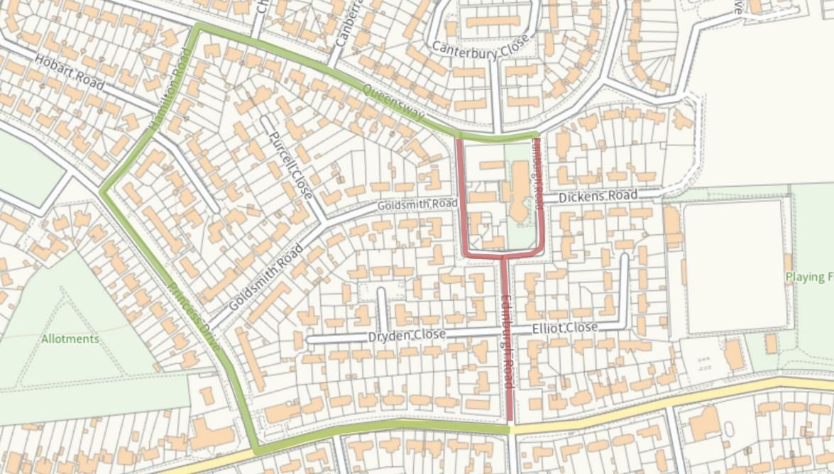 roadworks, grantham, drains