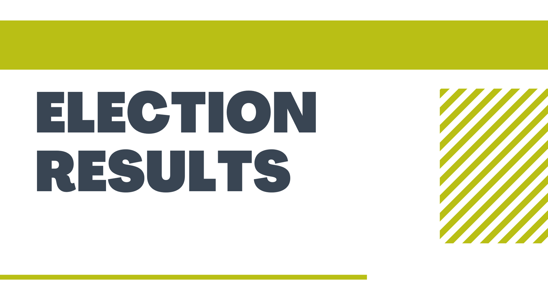 Election results
