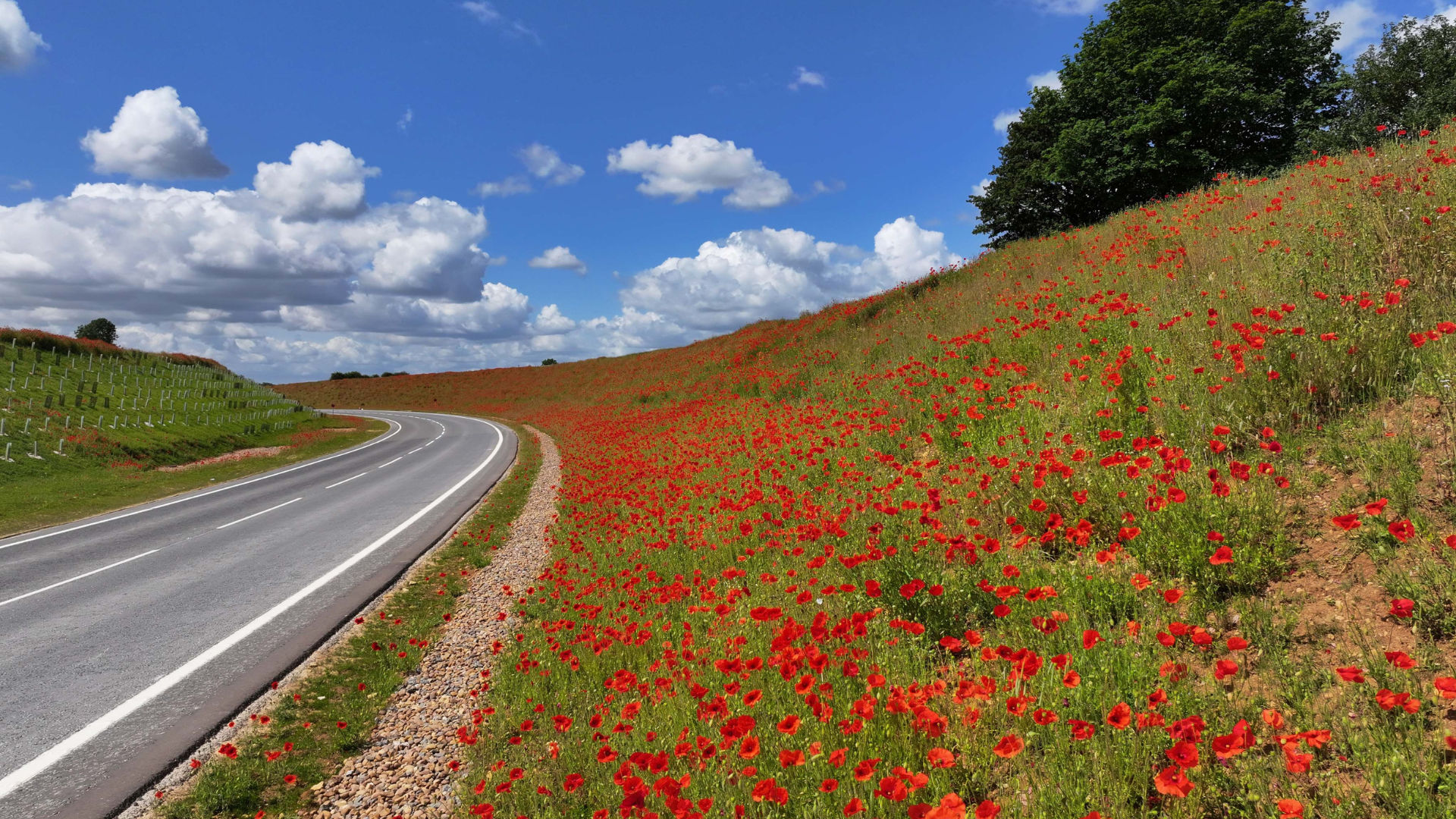 An image of the Grantham Southern Relief Road