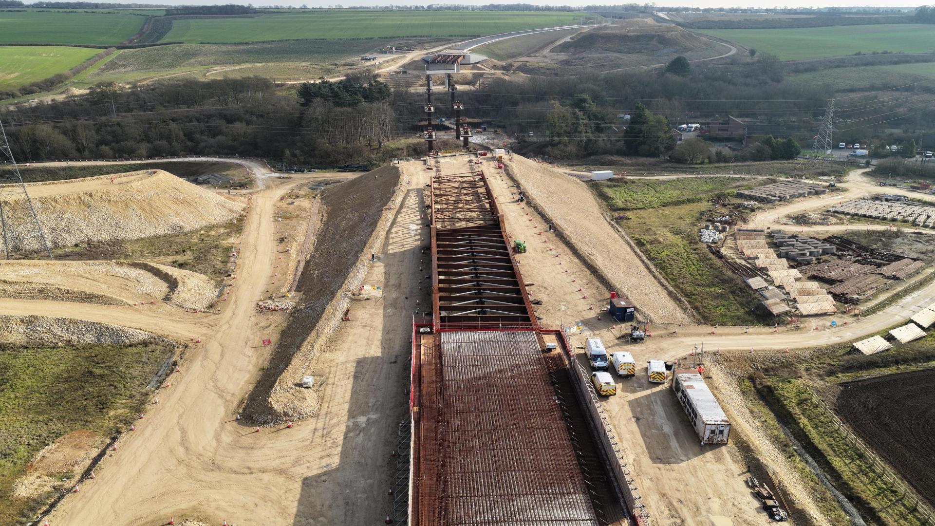 GSRR Bridge Push Begins in Grantham