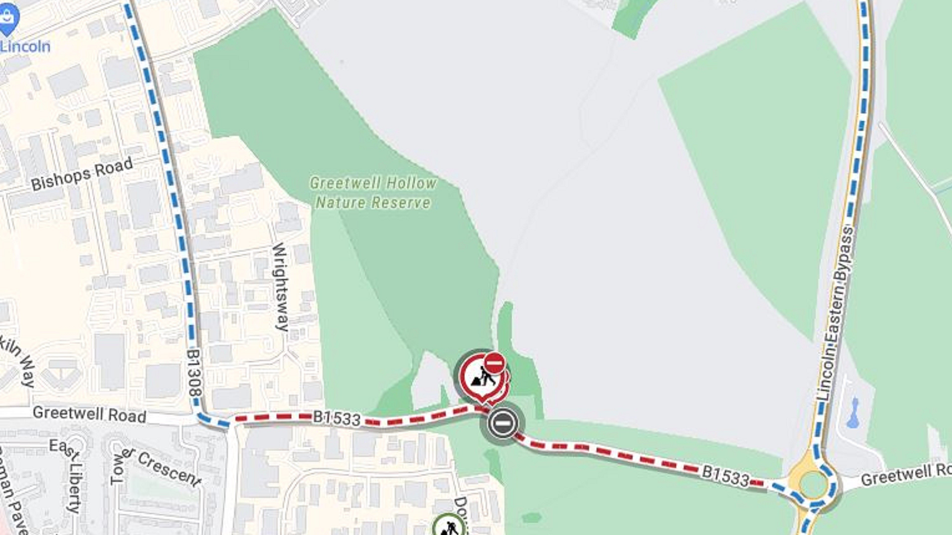 Greetwell Road diversion
