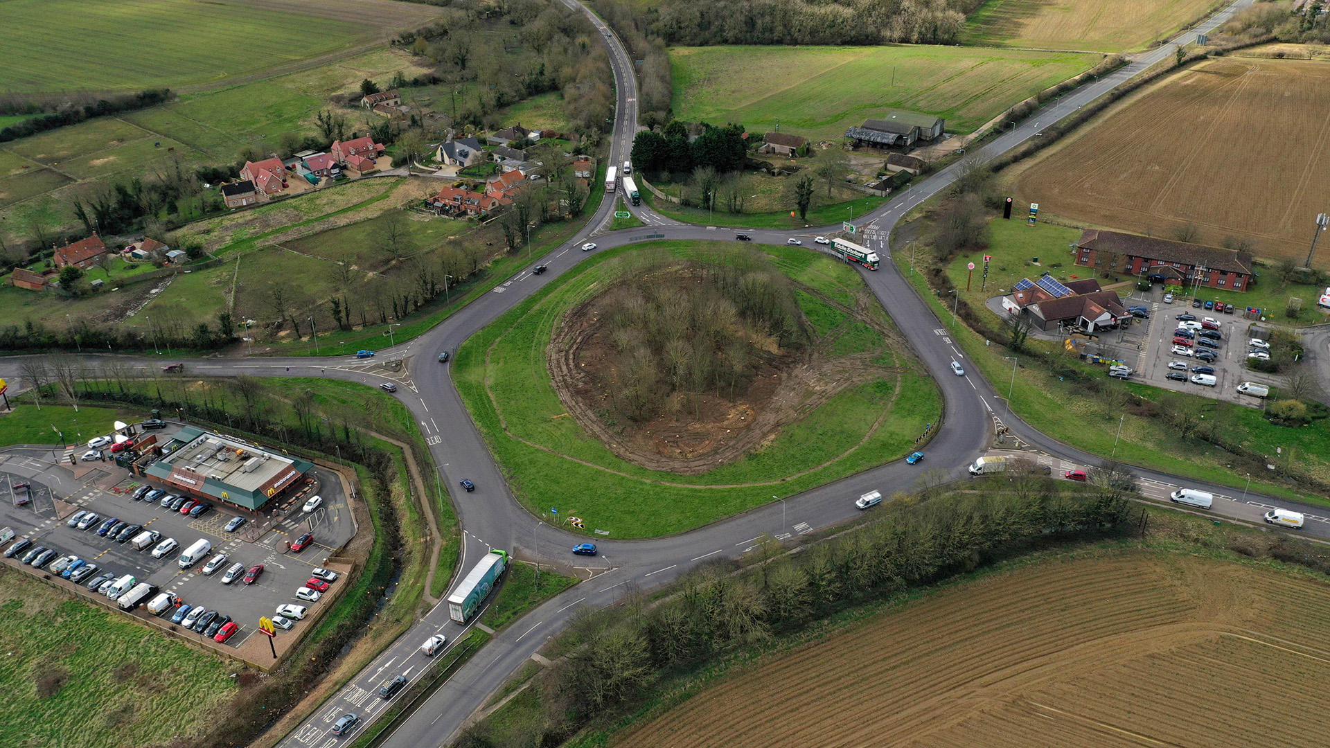 A15 Lincoln new carriageway construction works