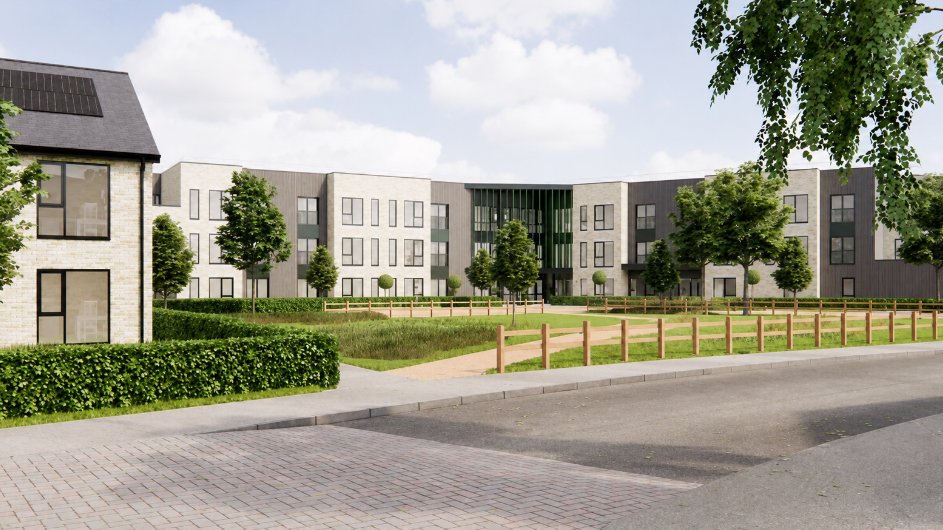 Artist's impression of The Hoplands development