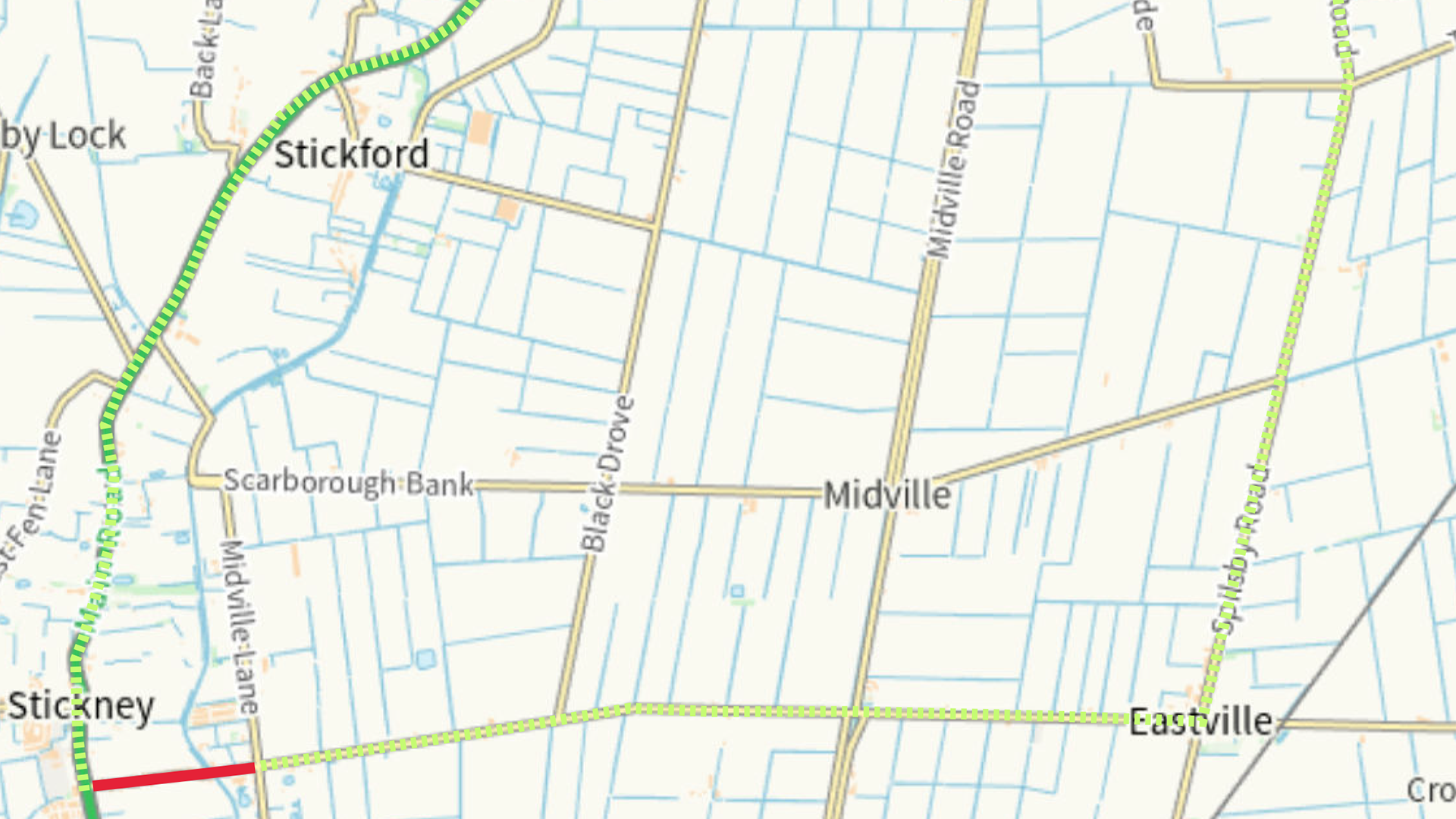 Horbling Lane Stickney Road Closure