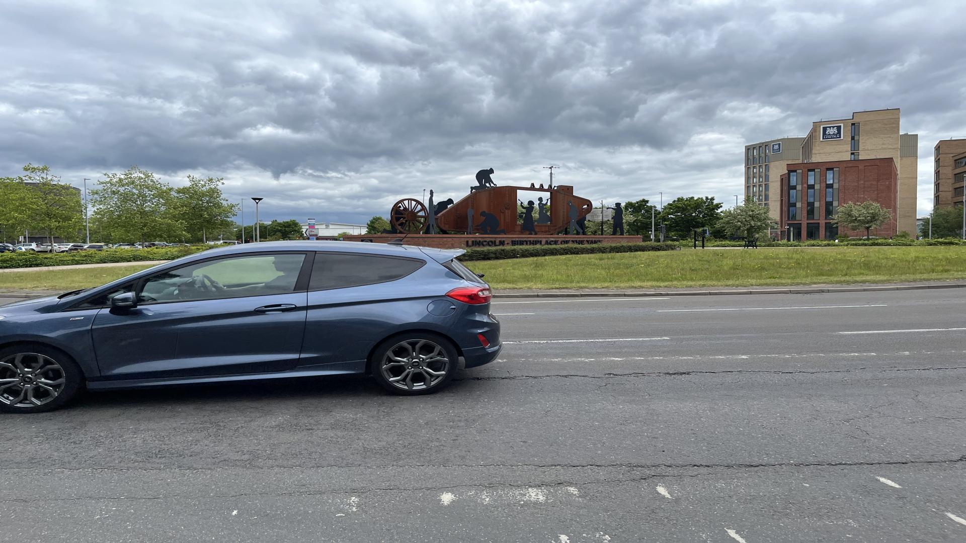 University Roundabout in Lincoln - May 2026