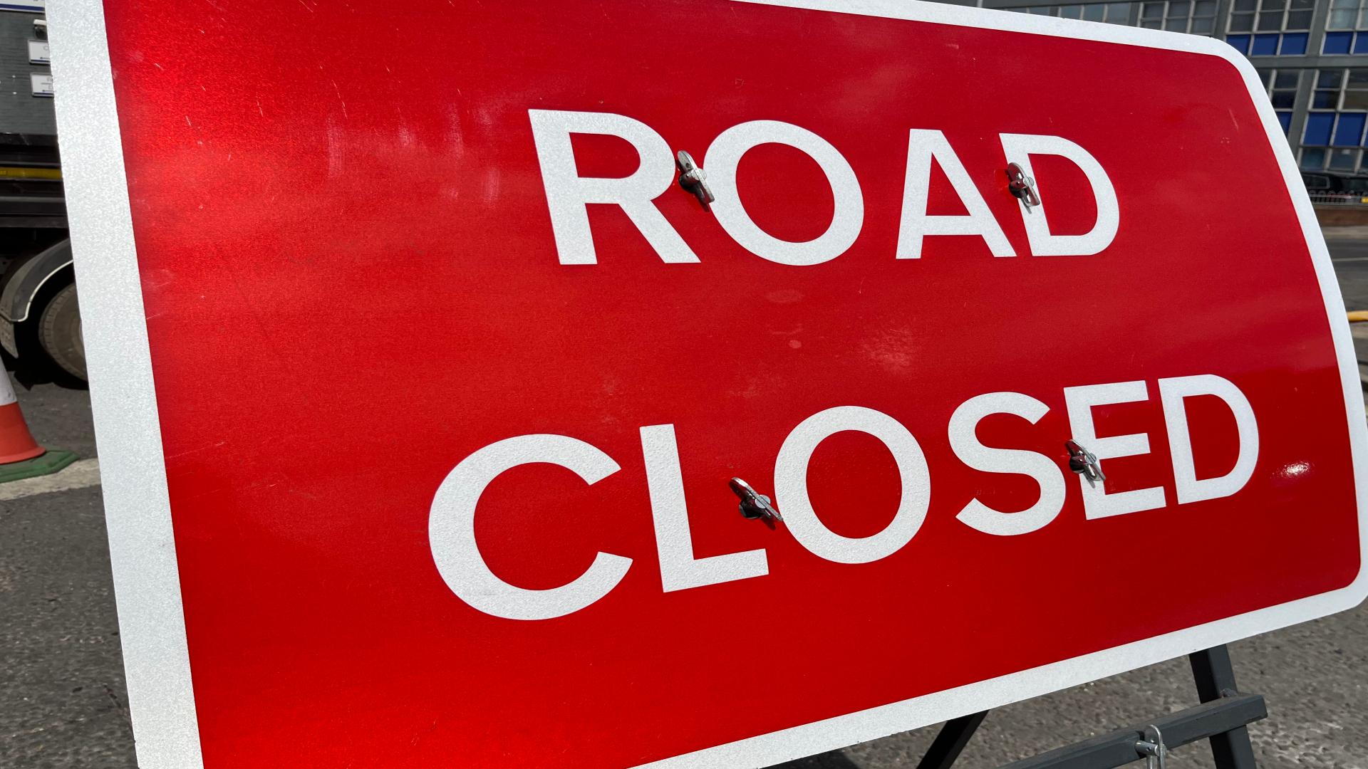 Road Closed Sign