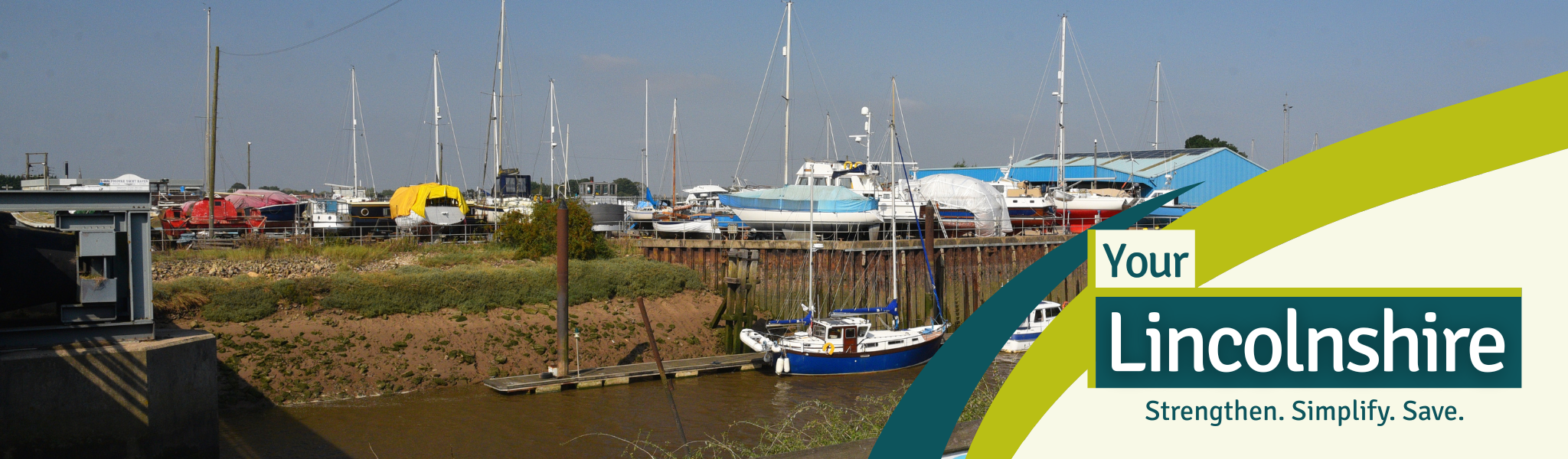 Harbour with boats

Your Lincolnshire logo in the bottom right