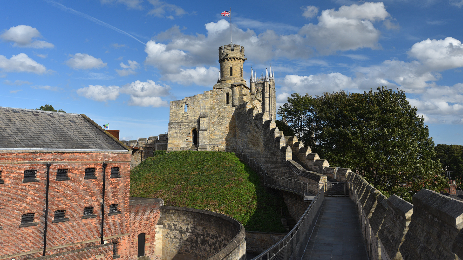 Lincoln Castle front gate