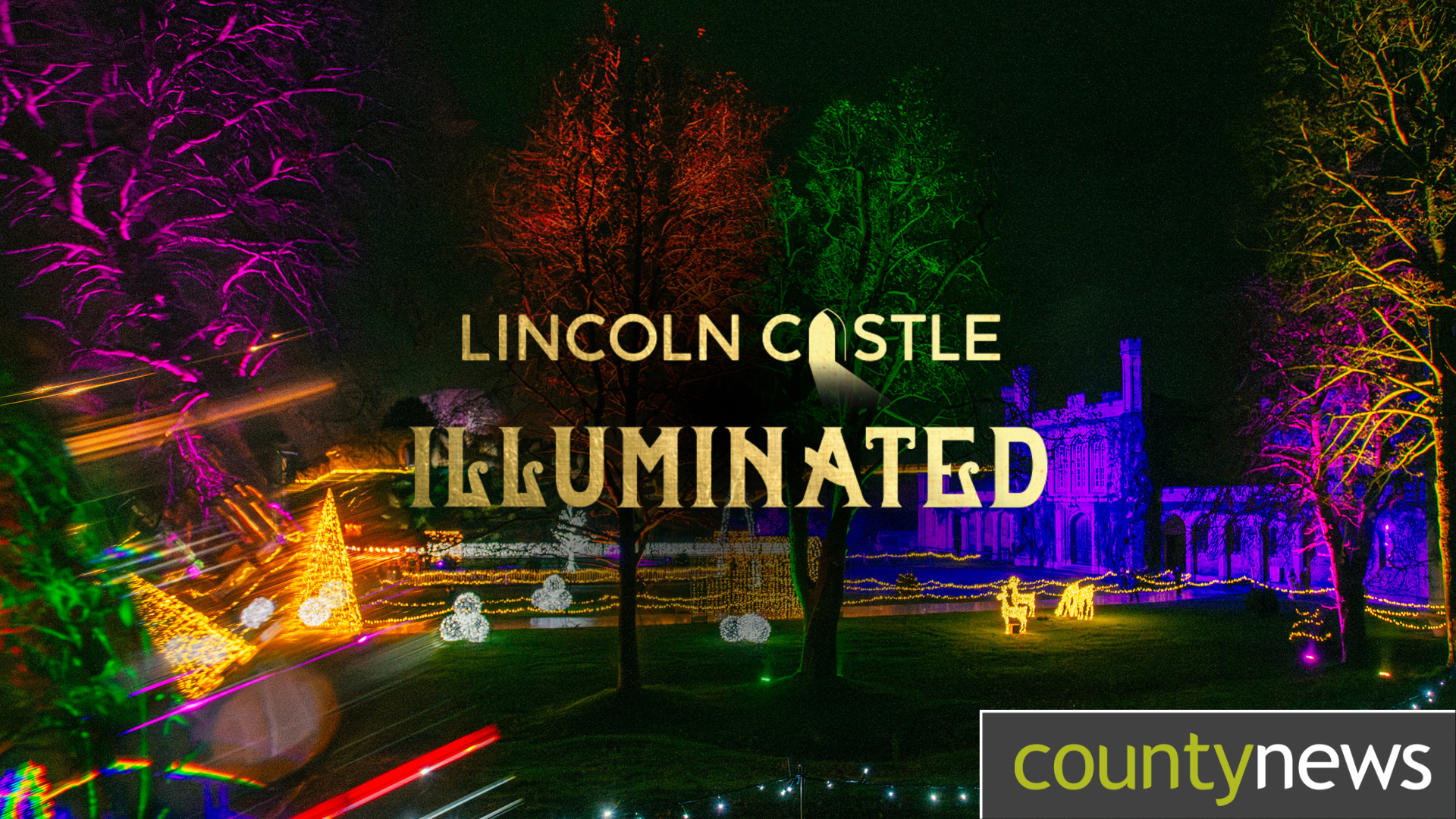 Image of Lincoln Castle Illuminated