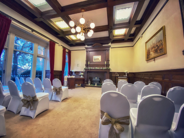 Ceremony room at Lincoln registration office