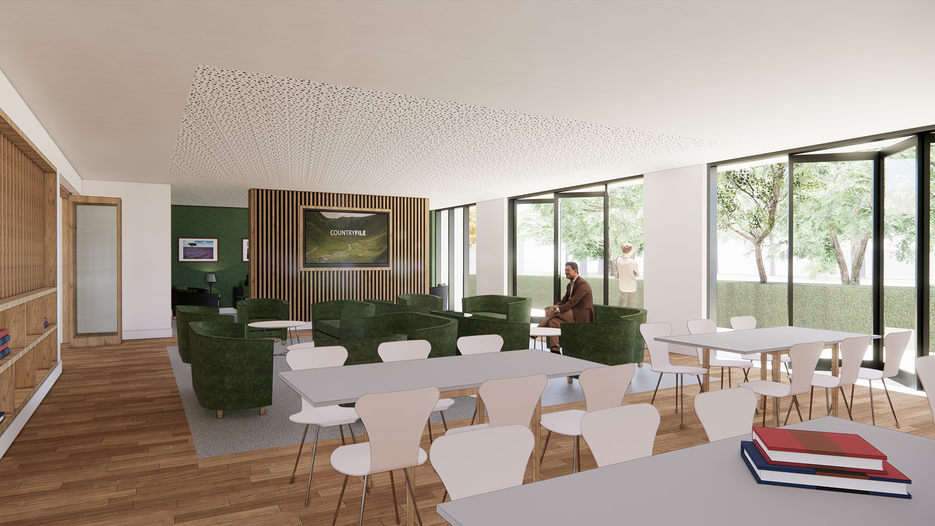 Concept image of the Linelands residents lounge
