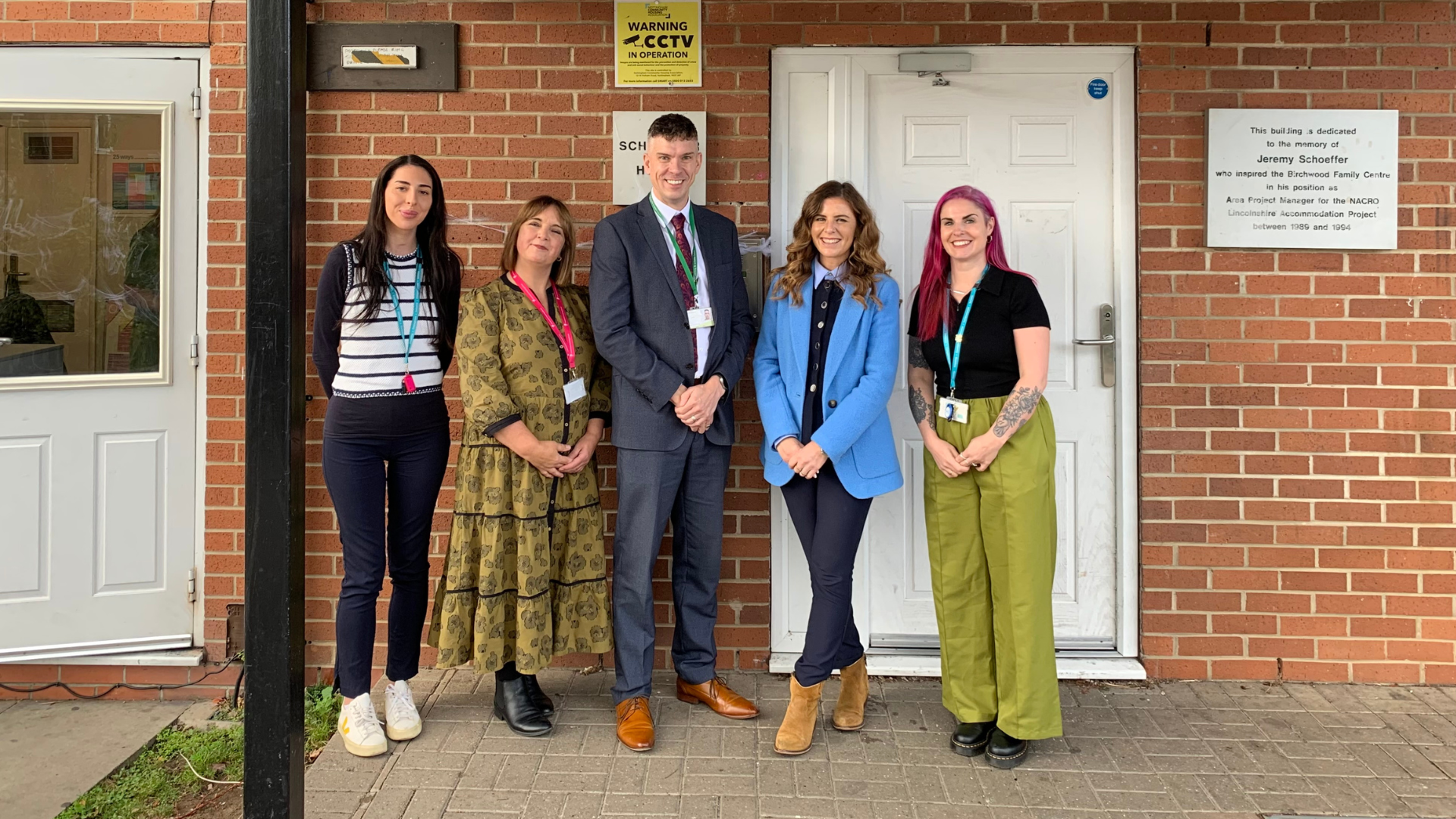People outside NEST Lincolnshire's Lincoln hub