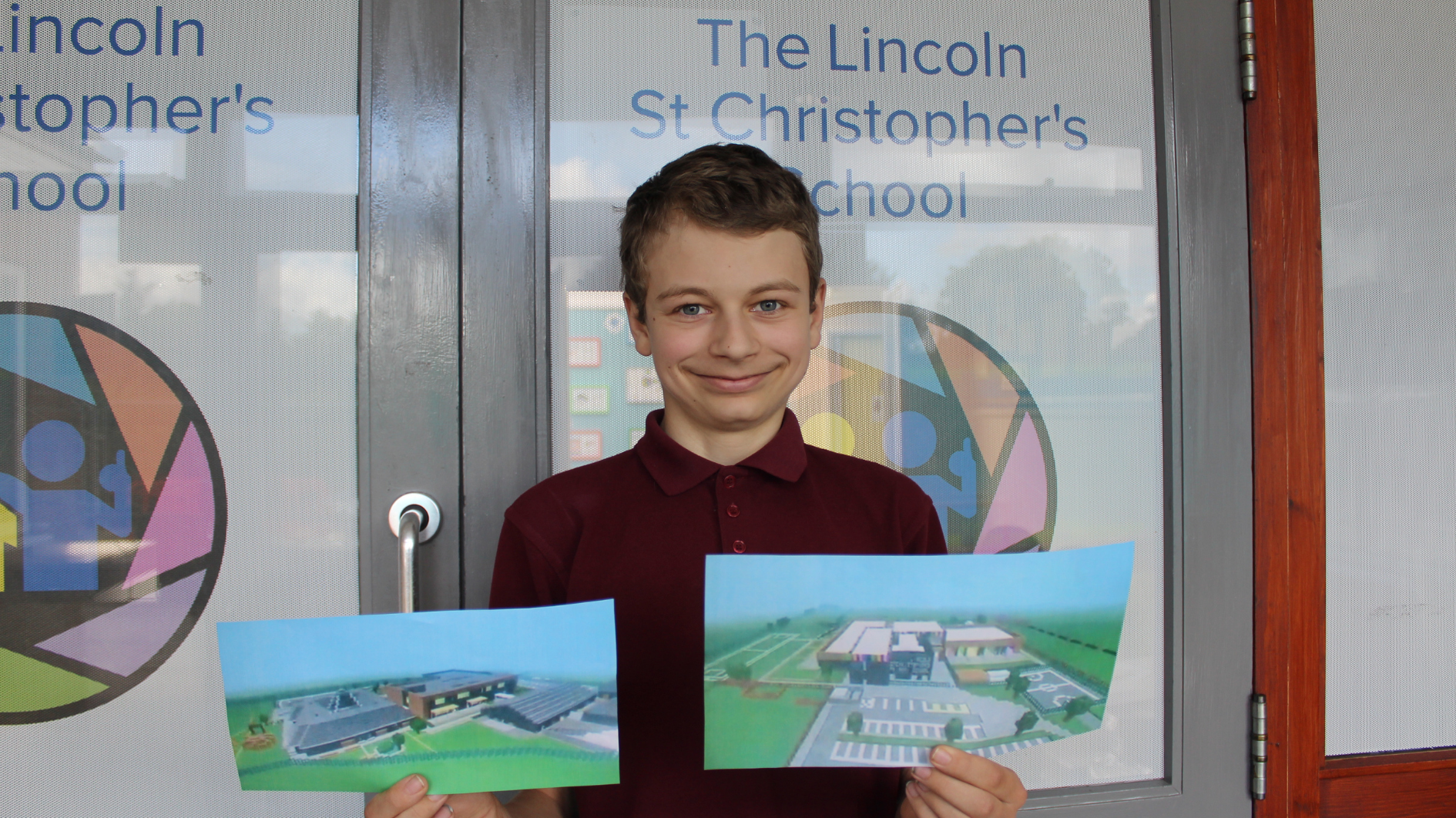 Callum recreates new Lincoln special school in Minecraft