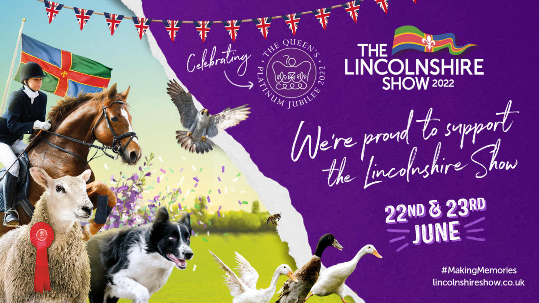 We&#039;re proud to support the Lincolnshire Show