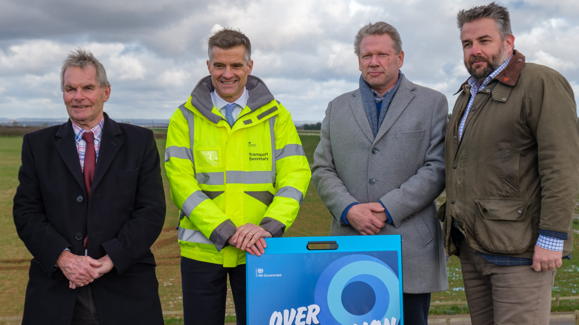 The Rt Hon Mark Harper MP visited the Lincoln Eastern Bypass.
