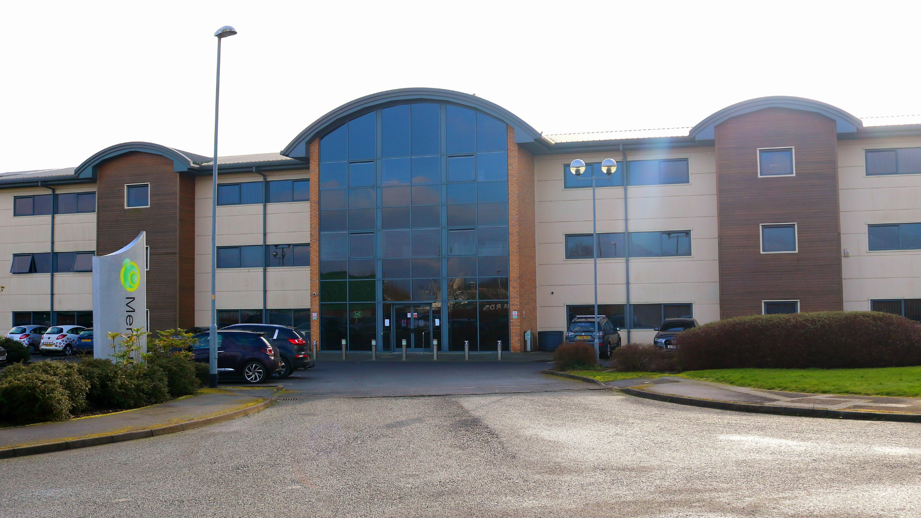 An office building on a business park