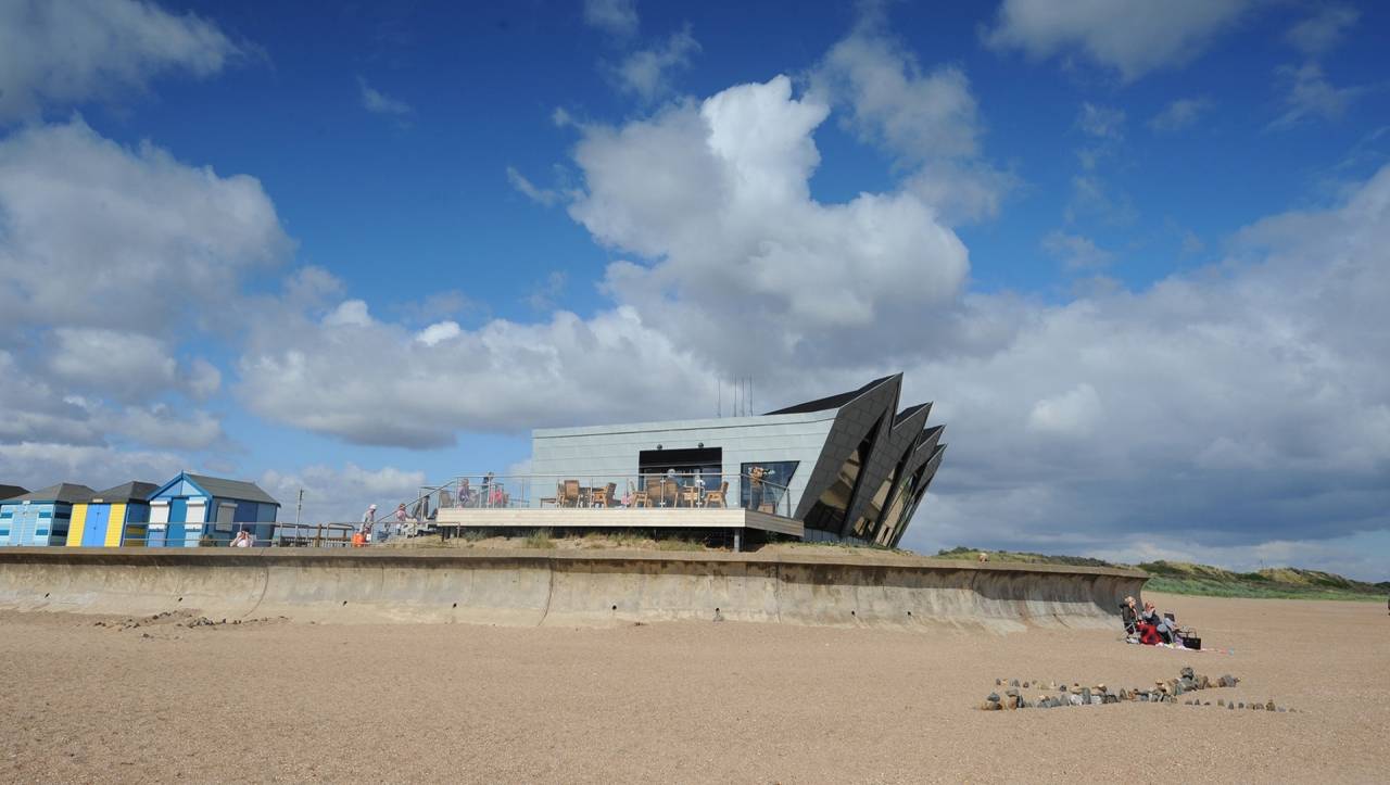 North Sea Observatory beach view