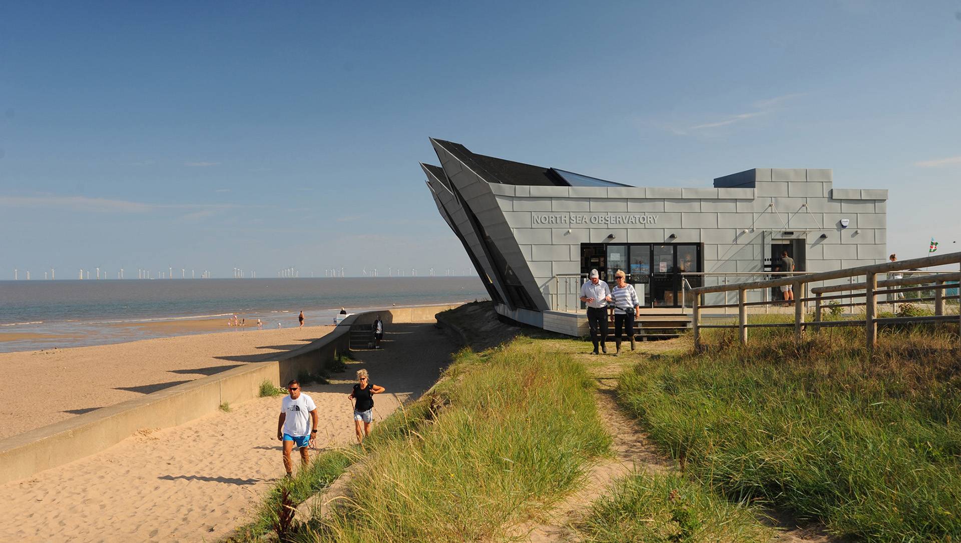 North Sea Observatory beach view