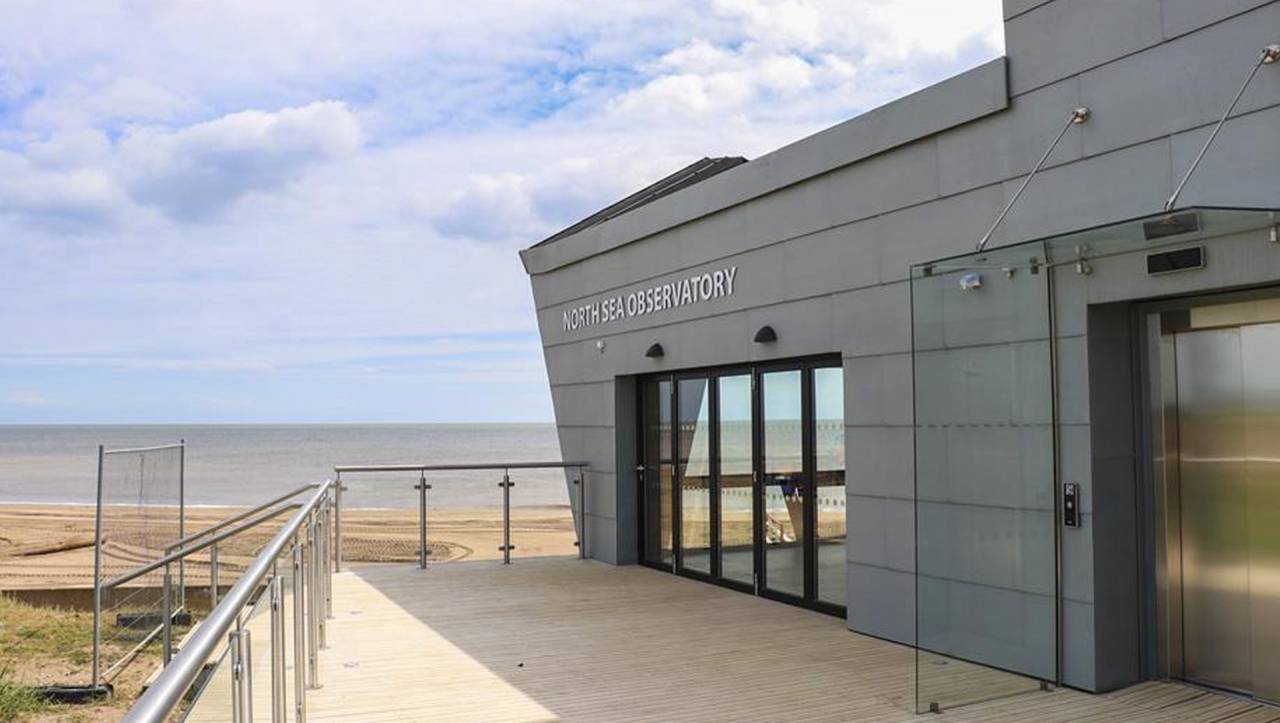 North Sea Observatory beach view