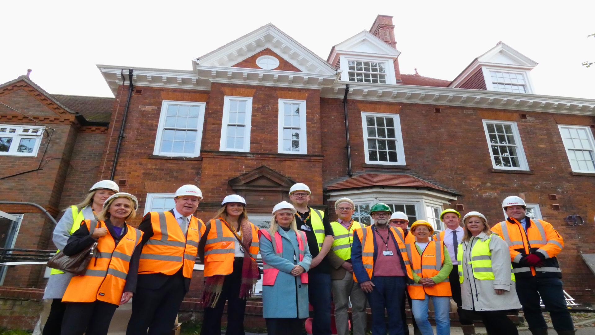 Ceremony to mark progress on Grange House