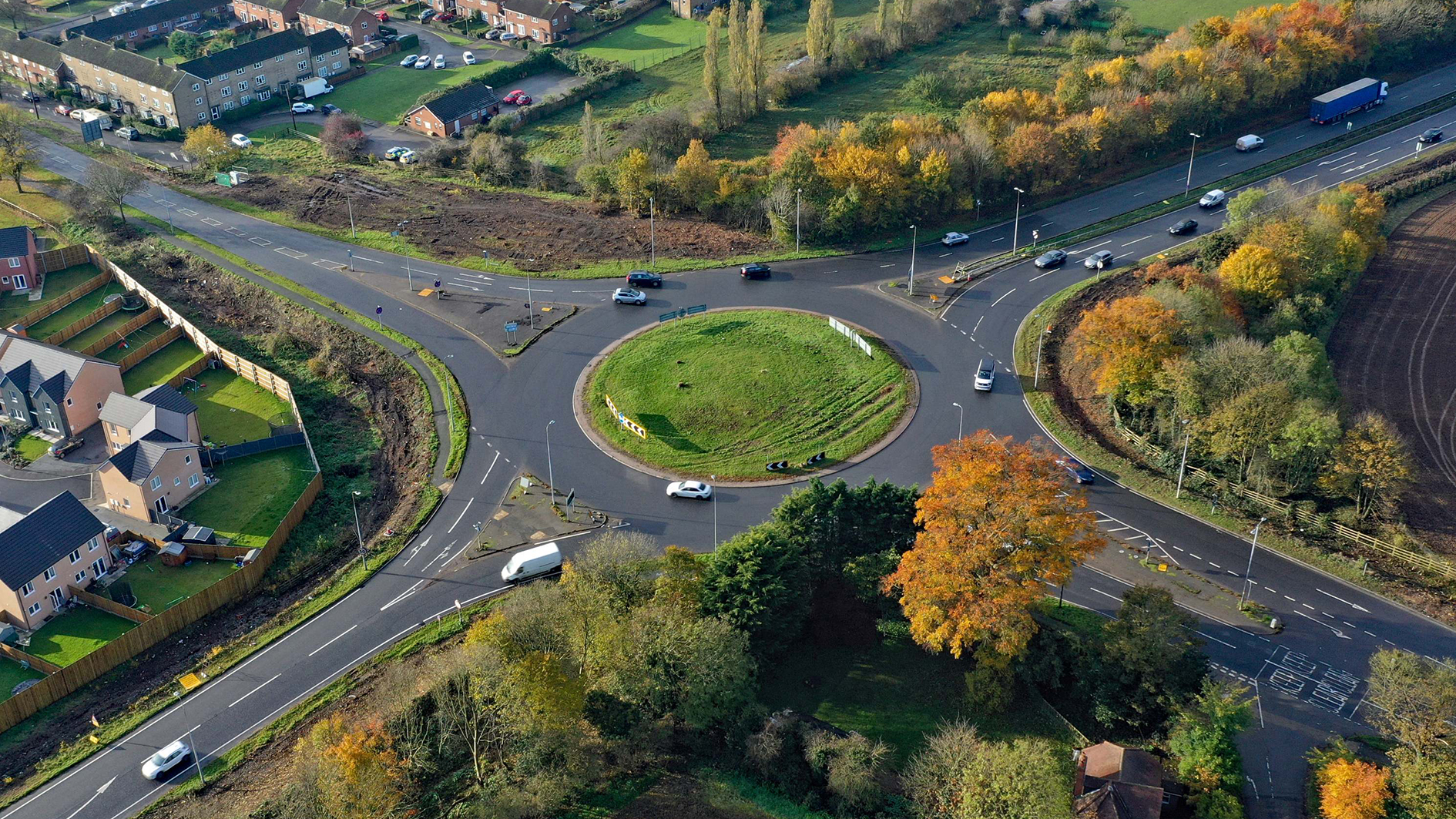 Riseholme roundabout a46