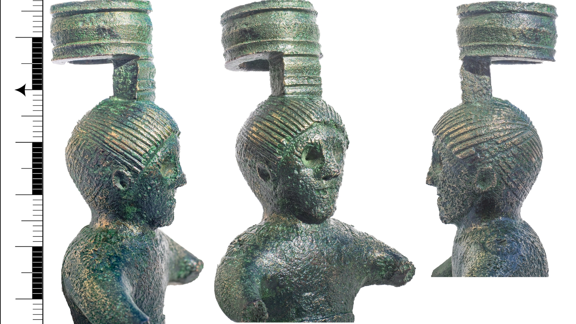 A curious Roman object that could depict the Roman God, Mars